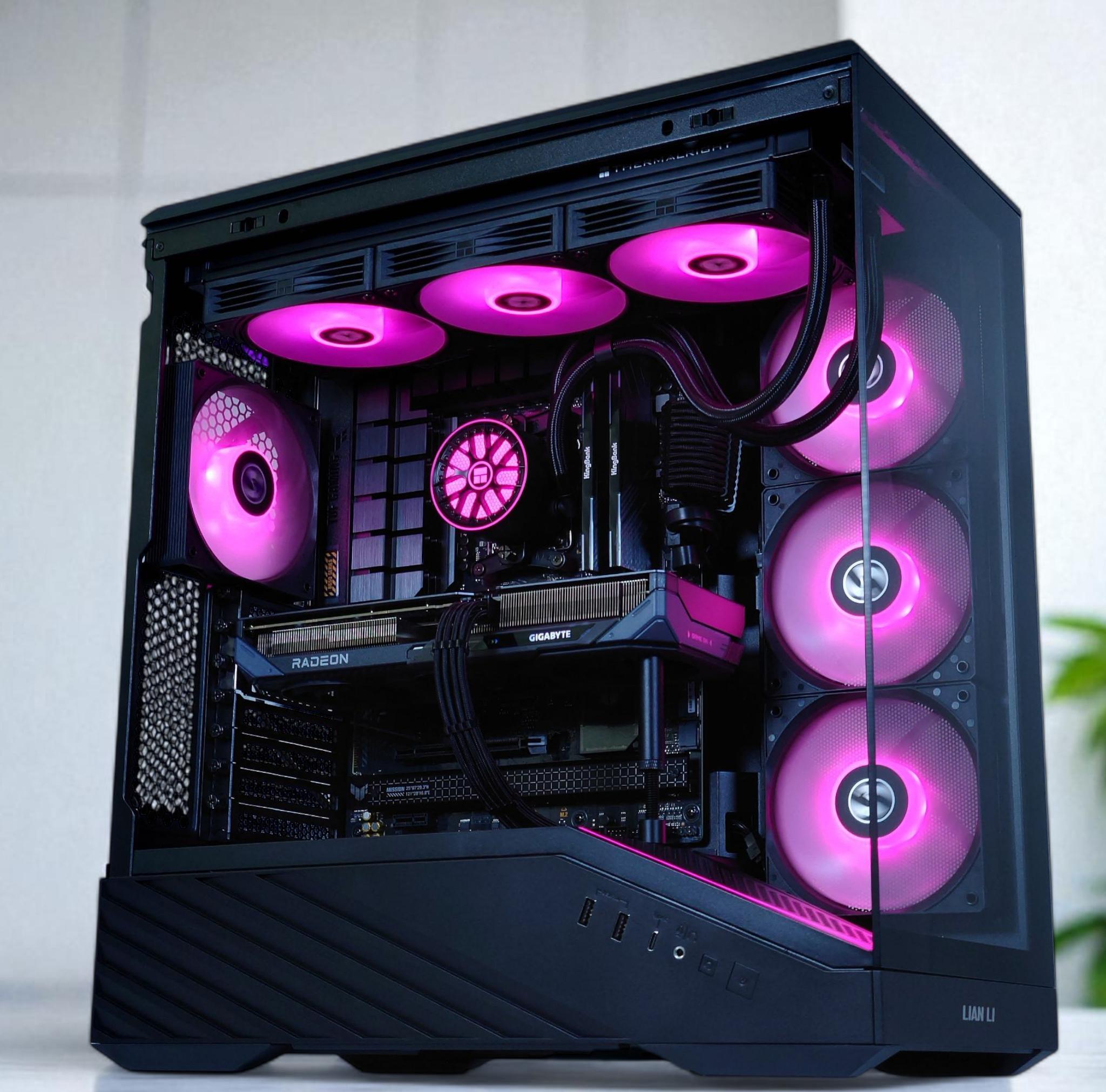 🖤Darkstar◼️Liquid Cooled Gaming PC◼️AMD RX 9070 16GB◼️AMD Ryzen 7 7700◼️32GB DDR5◼️1TB NVME