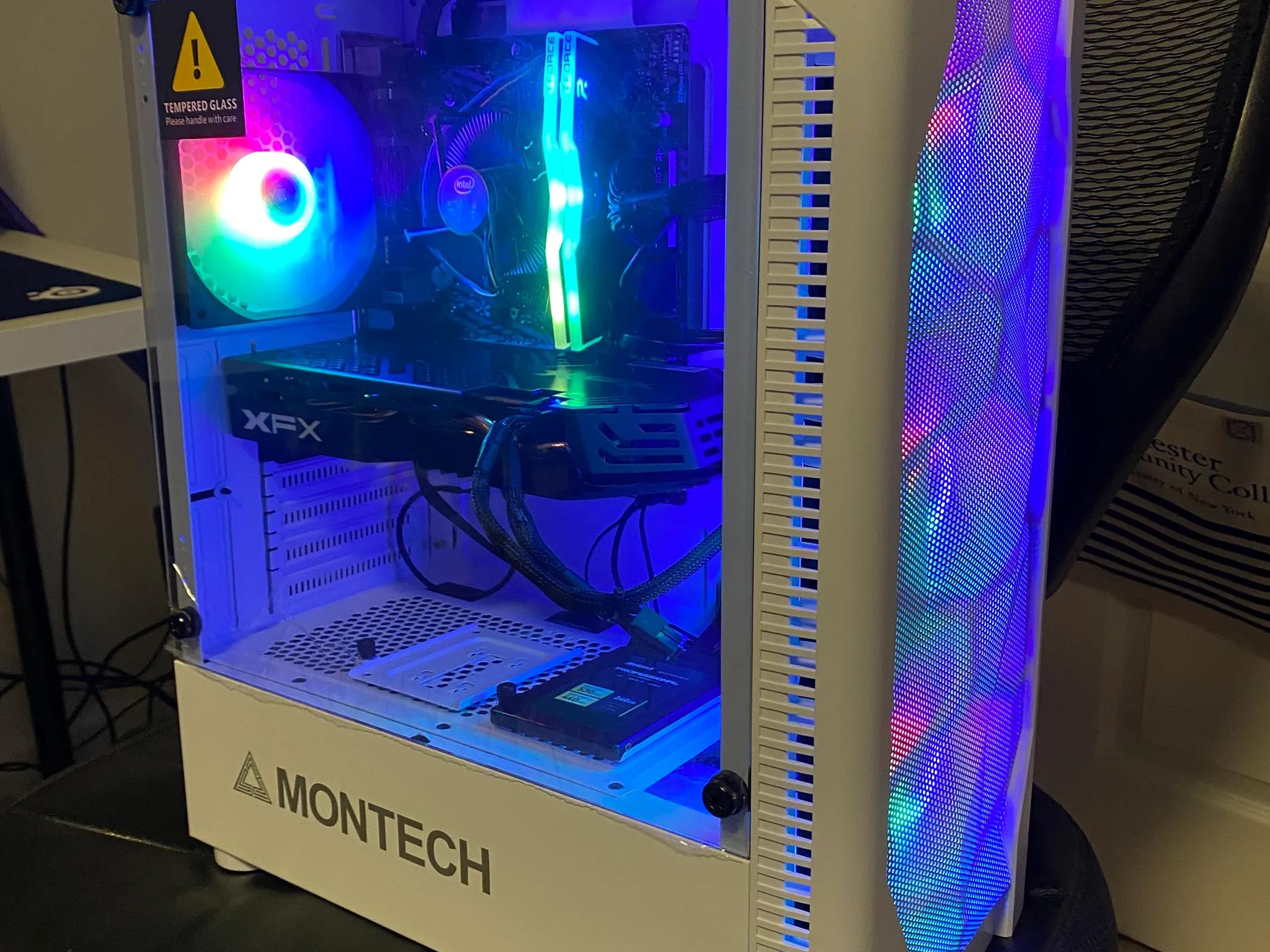 Rx580 4gb Intel core i3-10100 Gaming PC RGB WIFI