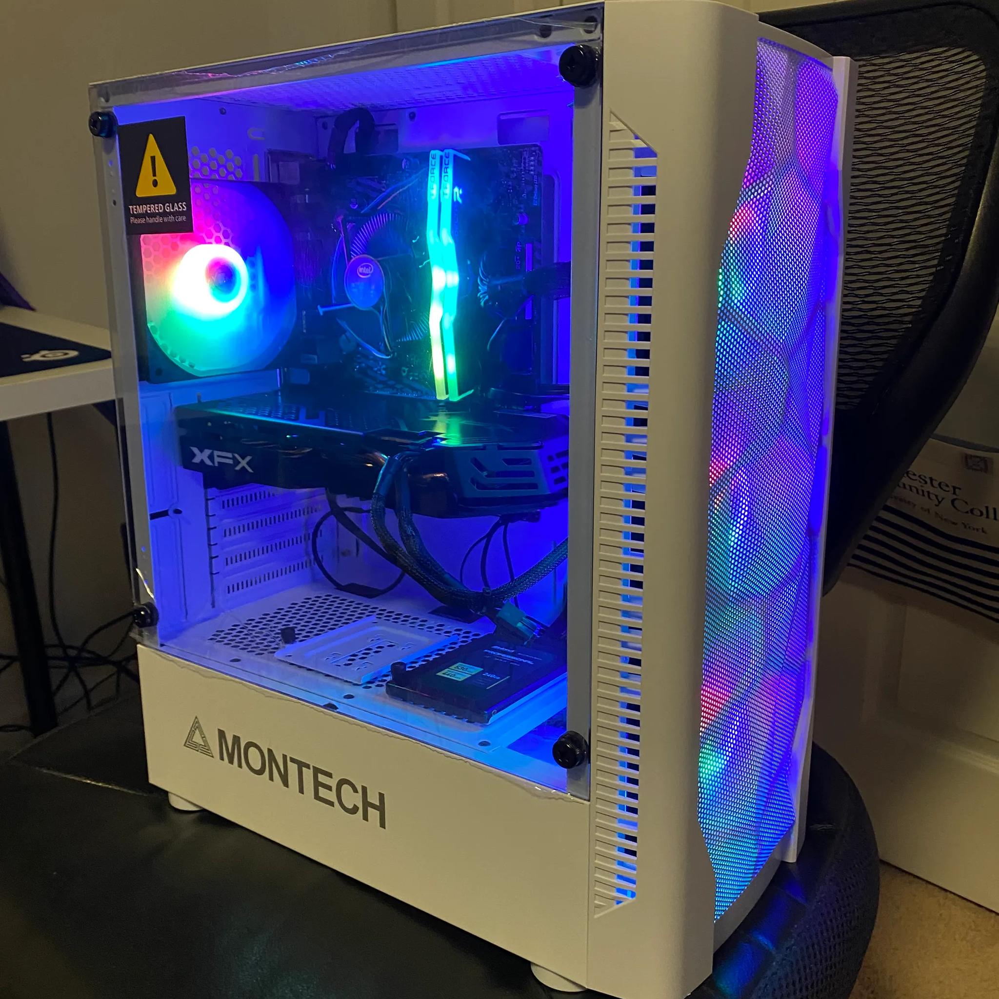 Rx580 4gb Intel core i3-10100 Gaming PC RGB WIFI
