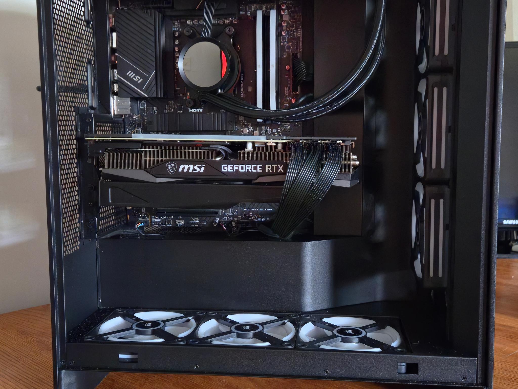 Super Clean 1440p Gaming Beast - Ryzen 5 9600x - RTX3080GamingXTrio OC - Corsair 32gig DDR5