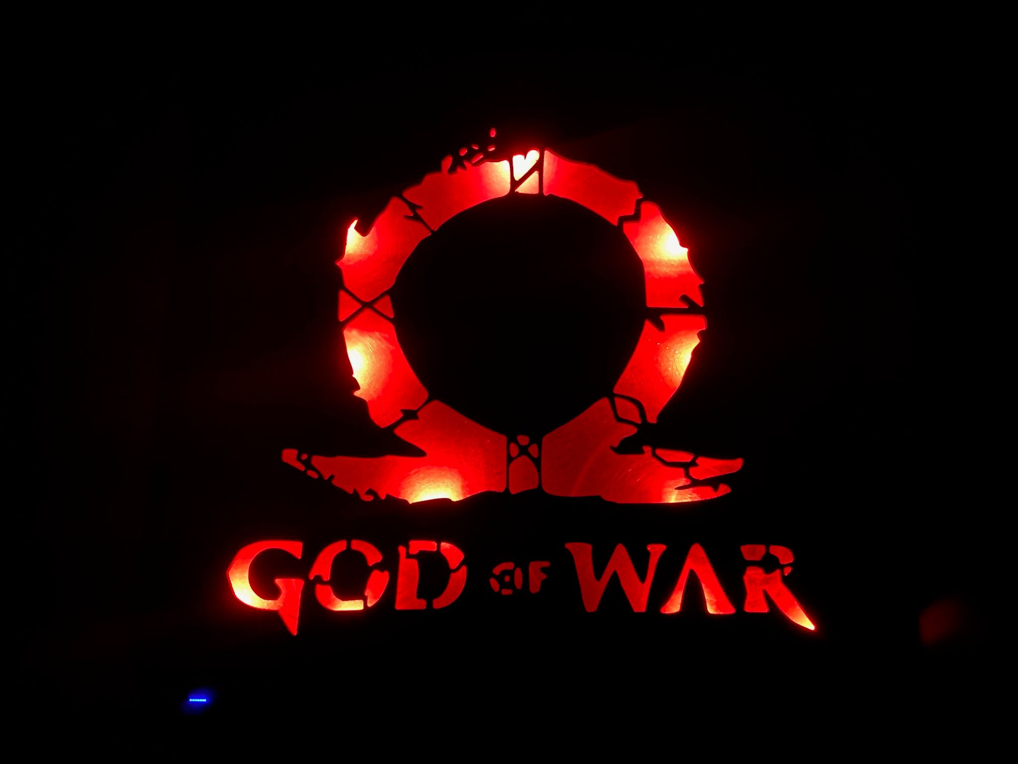 Modded PlayStation 4 - CASE MODS - PS4 Slim - God of war themed - 4TB Internal hard drive