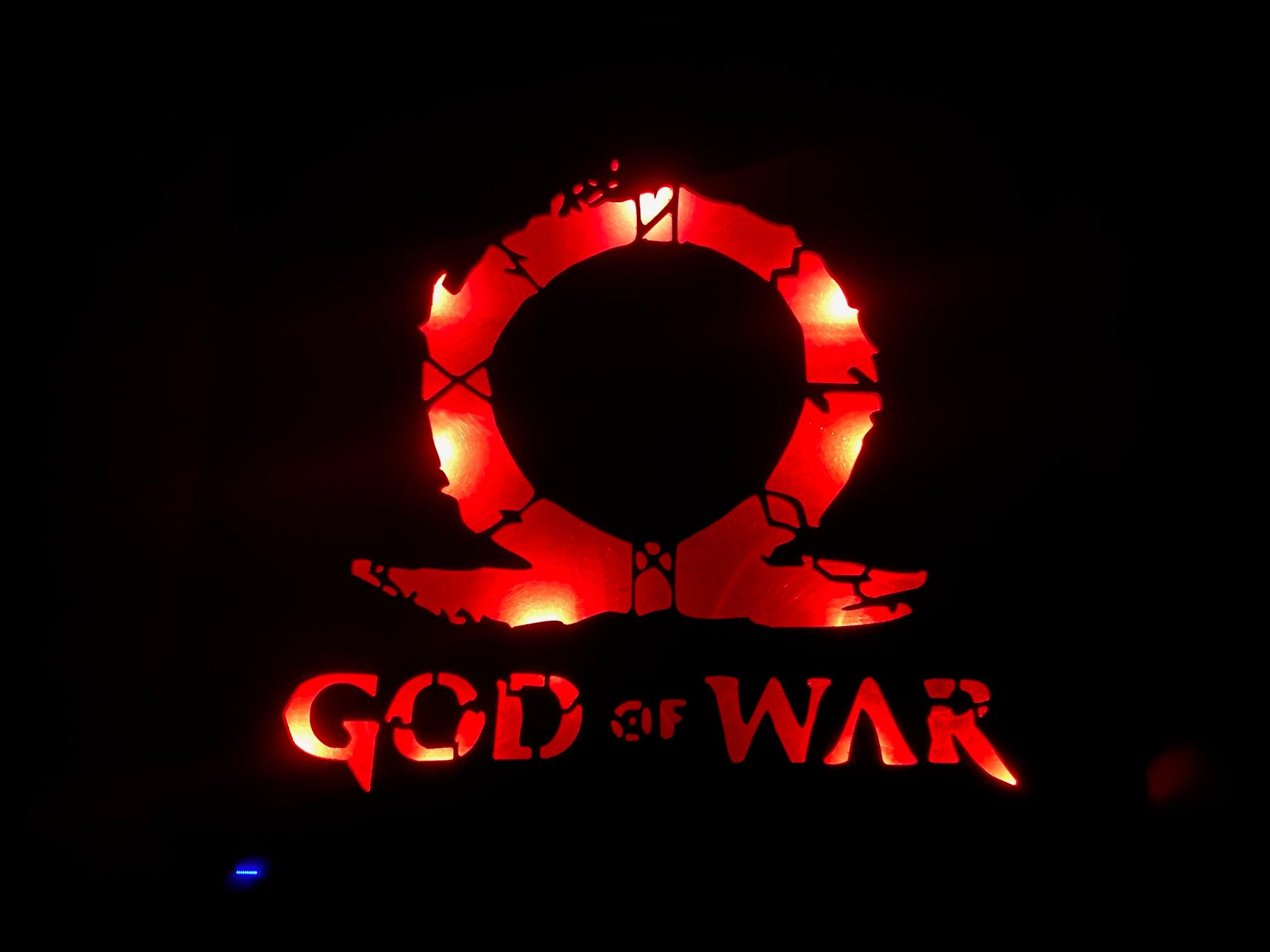 Modded PlayStation 4 - CASE MODS - PS4 Slim - God of war themed - 4TB Internal hard drive