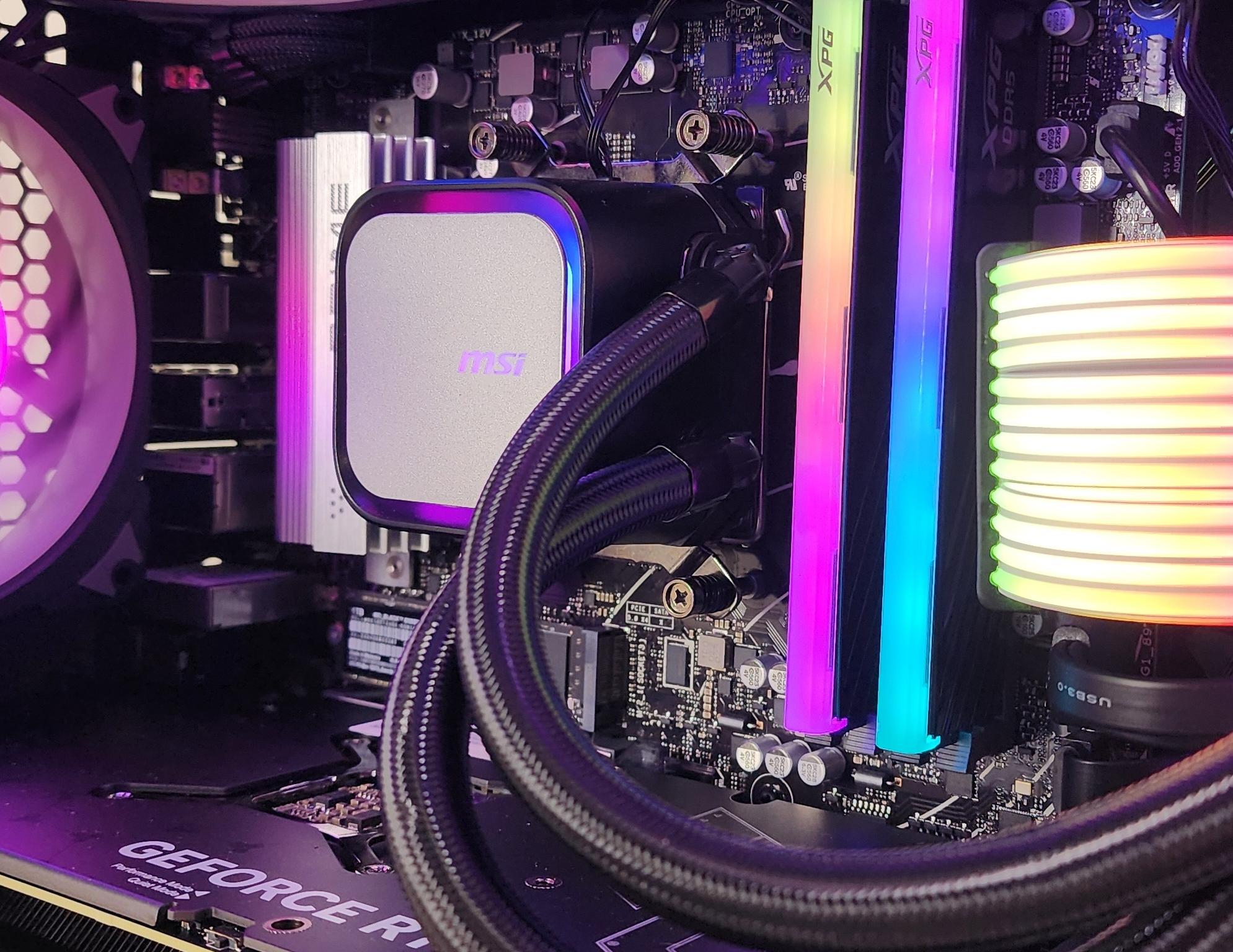 Gaming PC Ryzen 5 7600X3D 32GB RAM 1TB SSD RTX 4070 Ti 12GB Windows 11 Computer