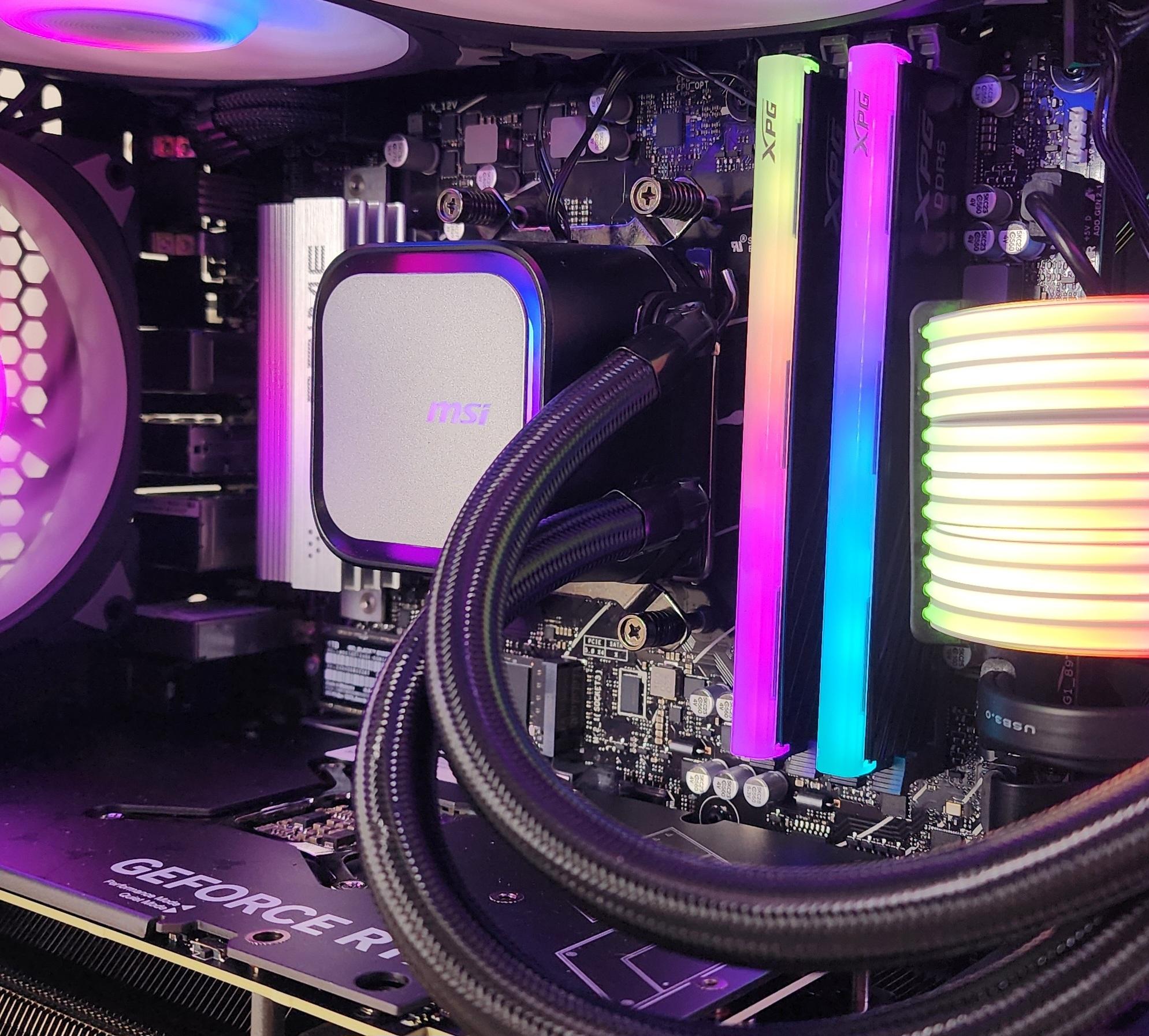 Gaming PC Ryzen 5 7600X3D 32GB RAM 1TB SSD RTX 4070 Ti 12GB Windows 11 Computer