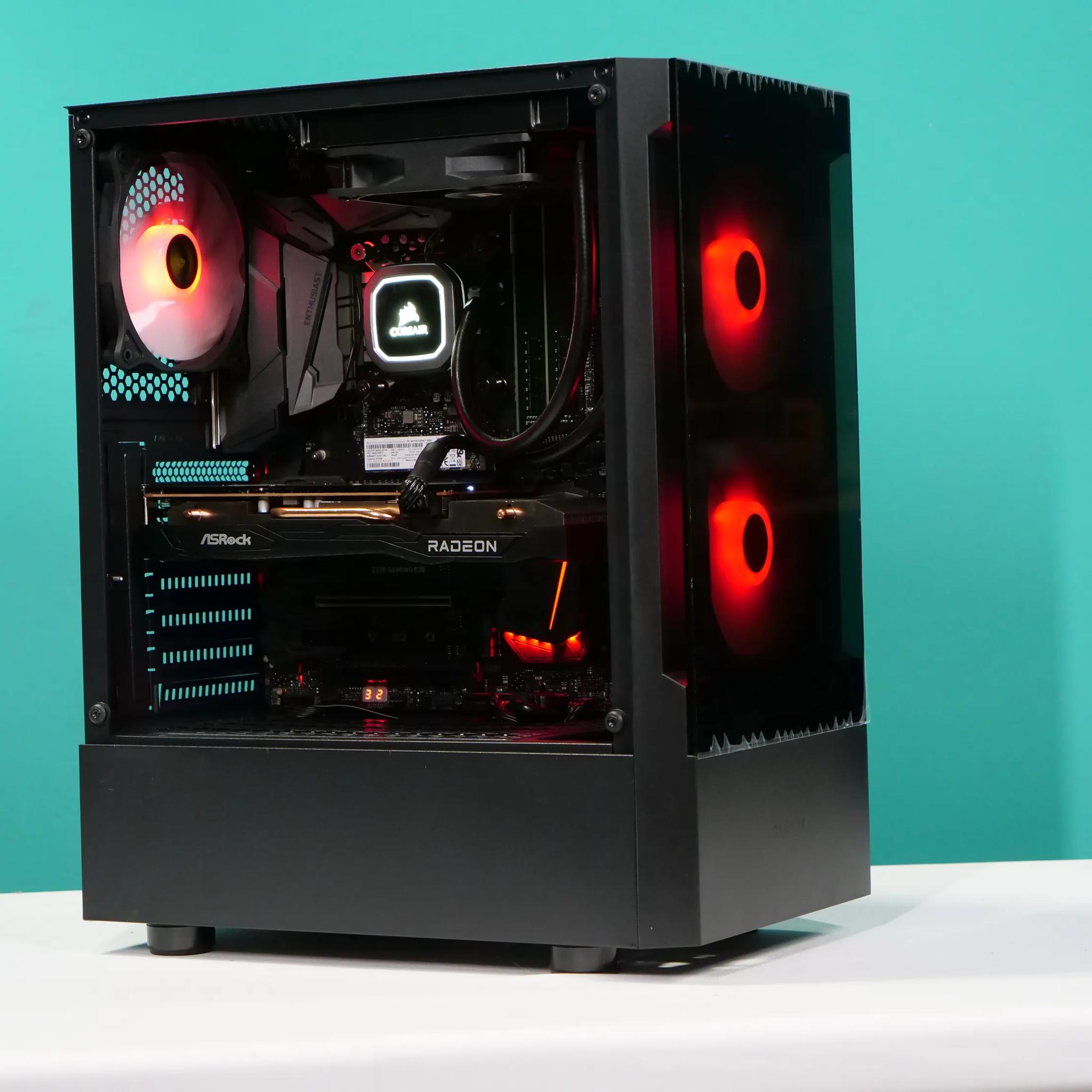 UCW Ready to Play "Lucky Devil" build. (i7-8700k + RX 6650 XT 8gb + 32gb) Free Ship!