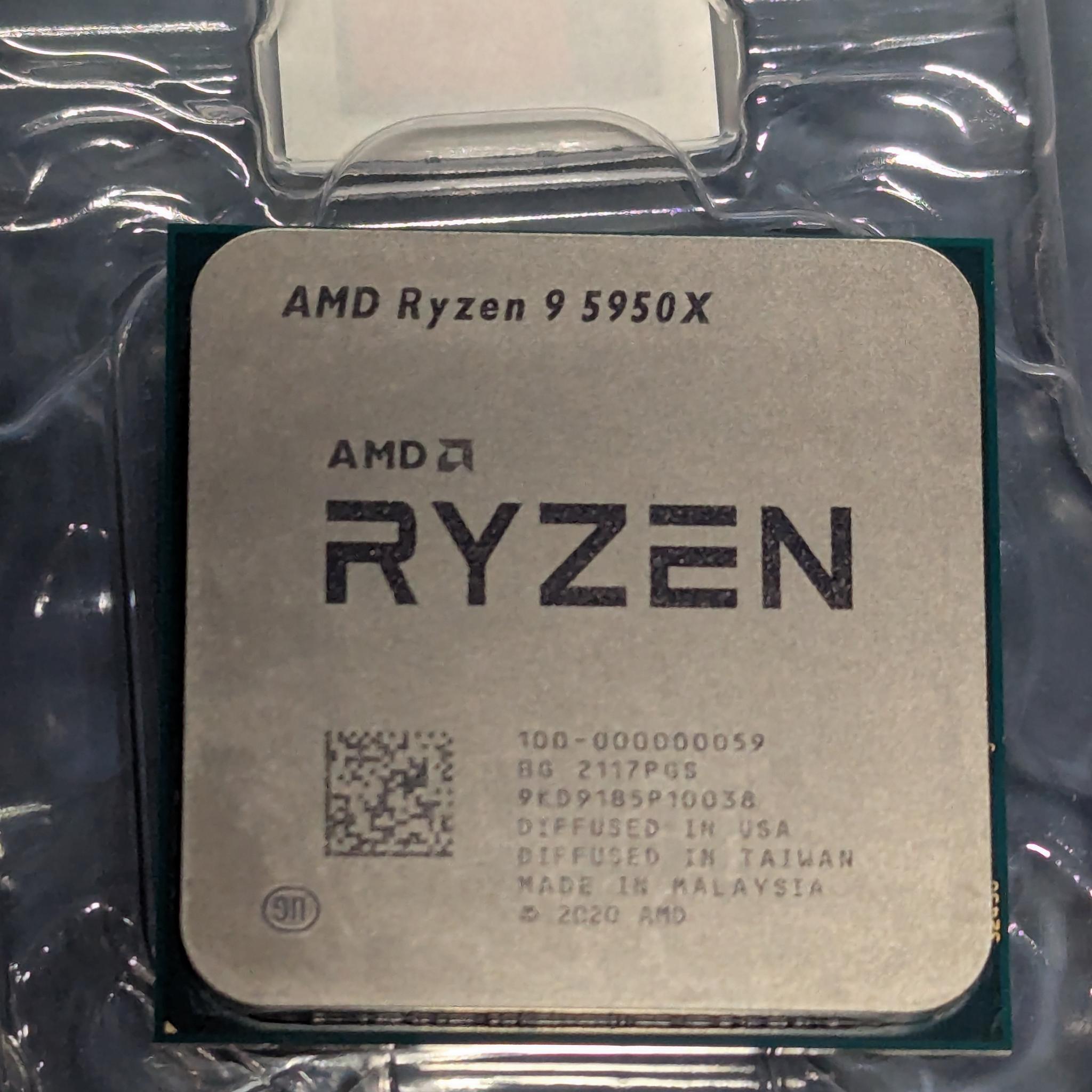 AMD Ryzen 9 5950X 16-core/32-thread CPU. Read Description
