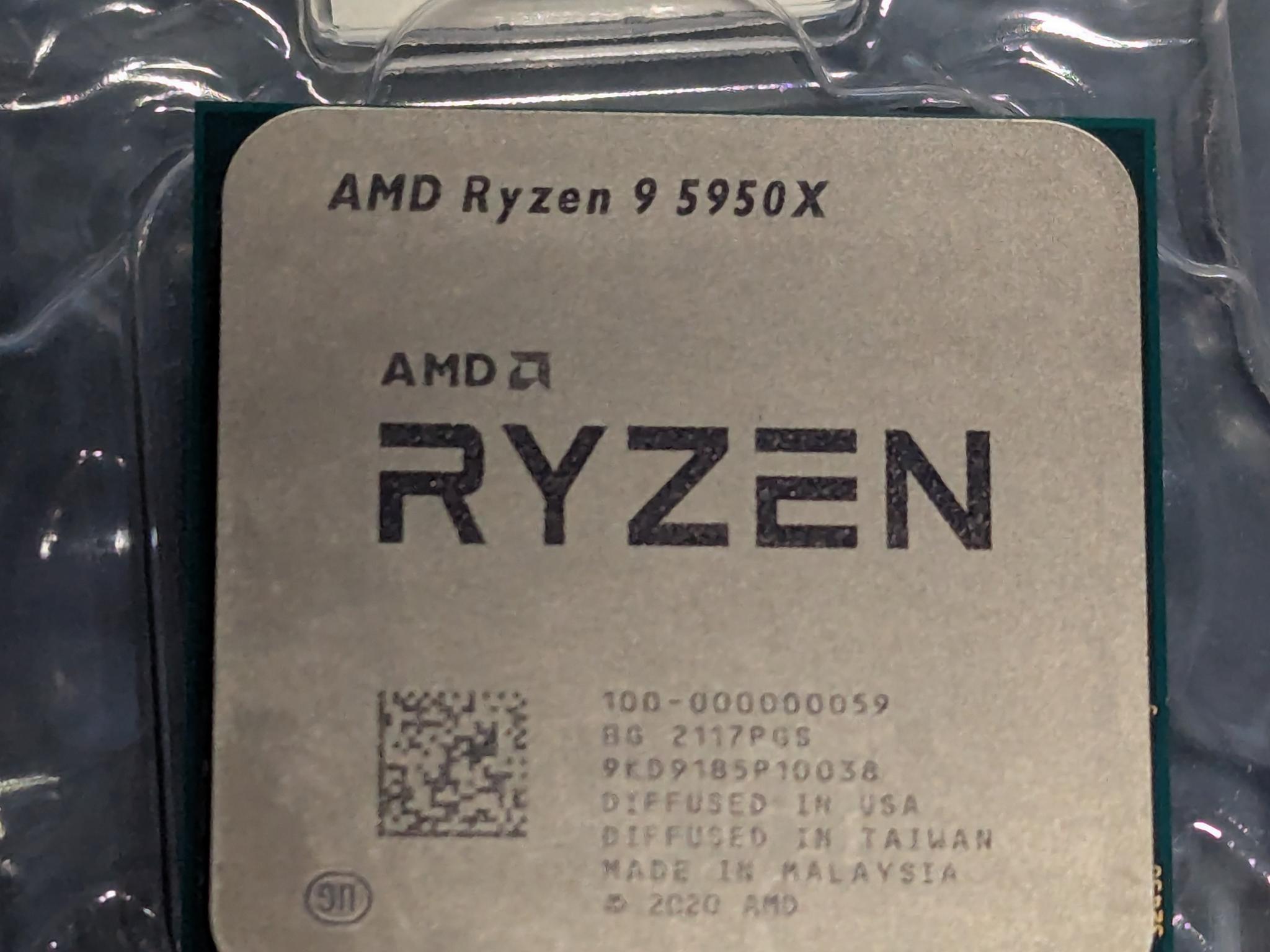 AMD Ryzen 9 5950X 16-core/32-thread CPU. Read Description