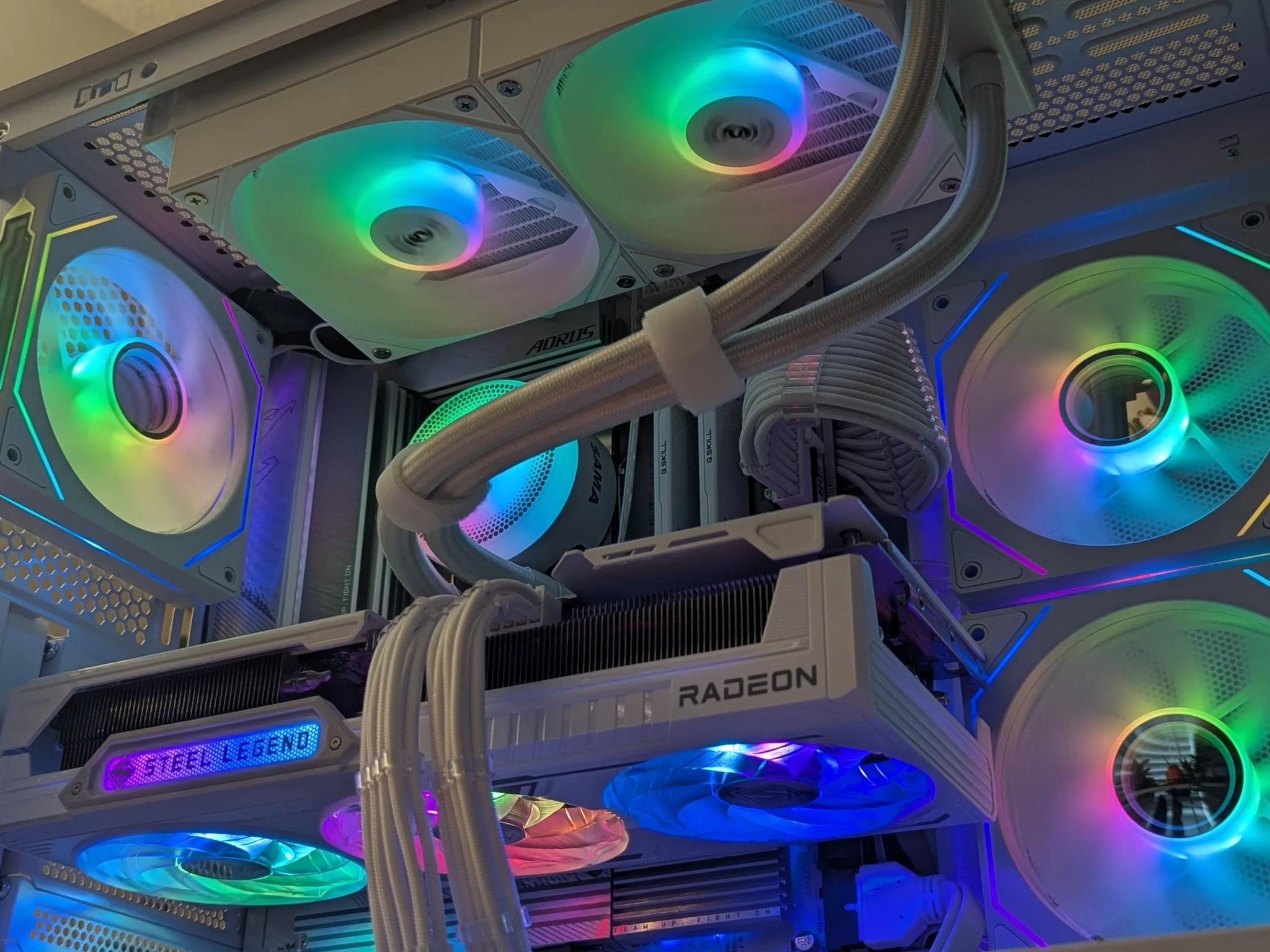 ⚪ ASRock RX 9070 XT Steel Legend – 16GB GDDR6 | White Triple-Fan RDNA 4 Beast 🧊