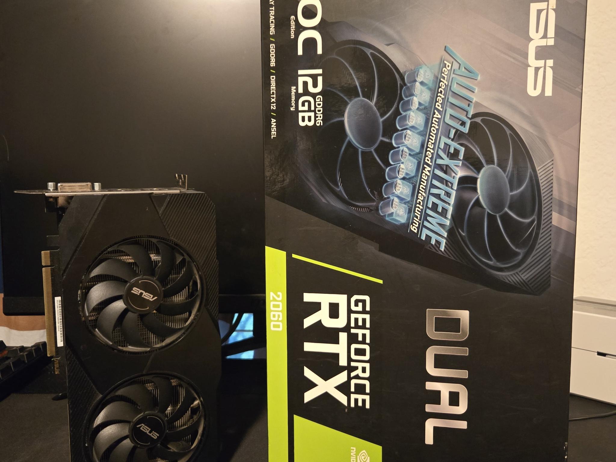 ASUS NVIDIA GeForce RTX 2060 12GB GDDR6 Graphic Card ( DUAL-RTX2060-O12G-V2)
