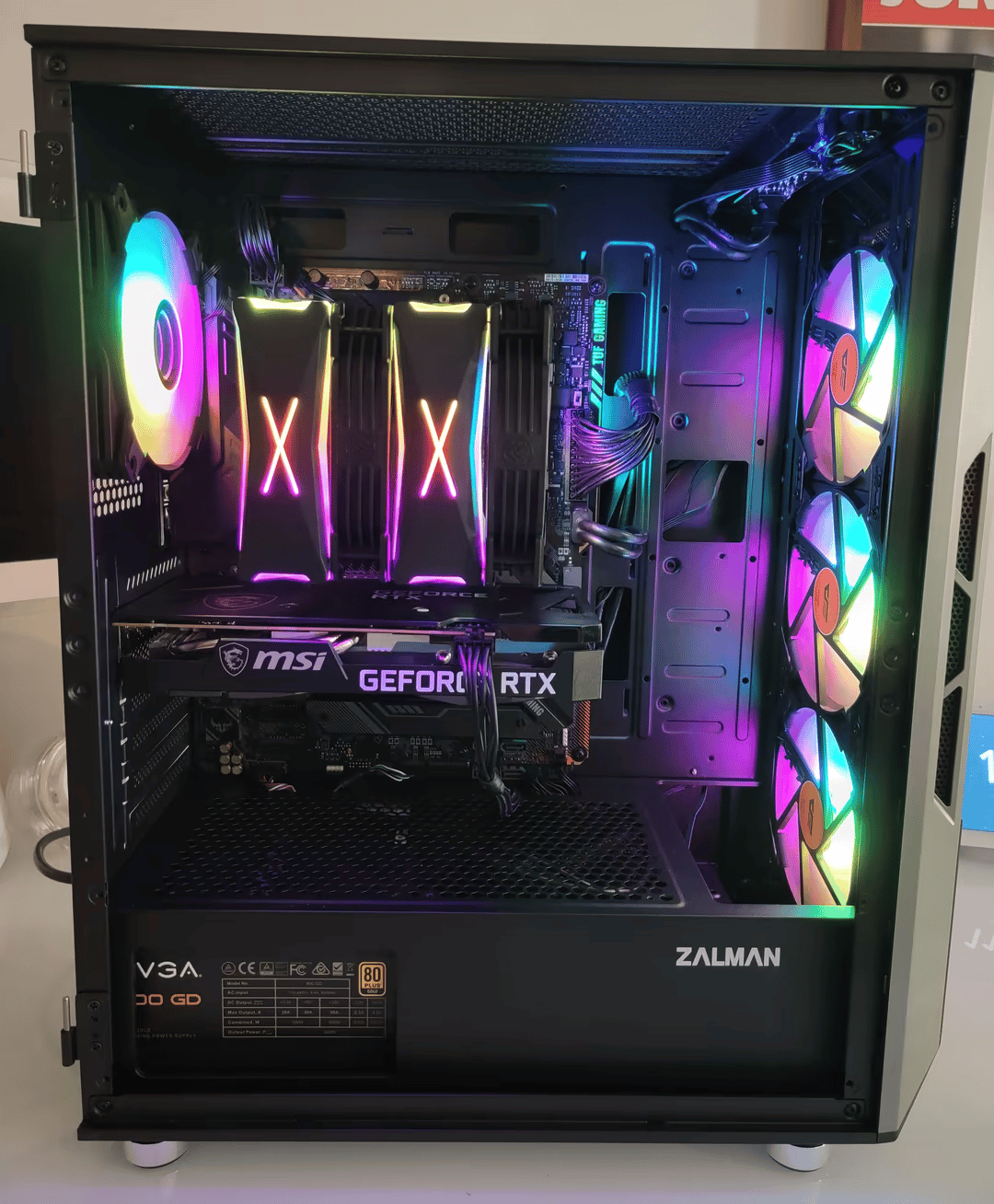 High End Gaming PC - Featuring Intel i7 9700f and Nvidia RTX 3060 Ti