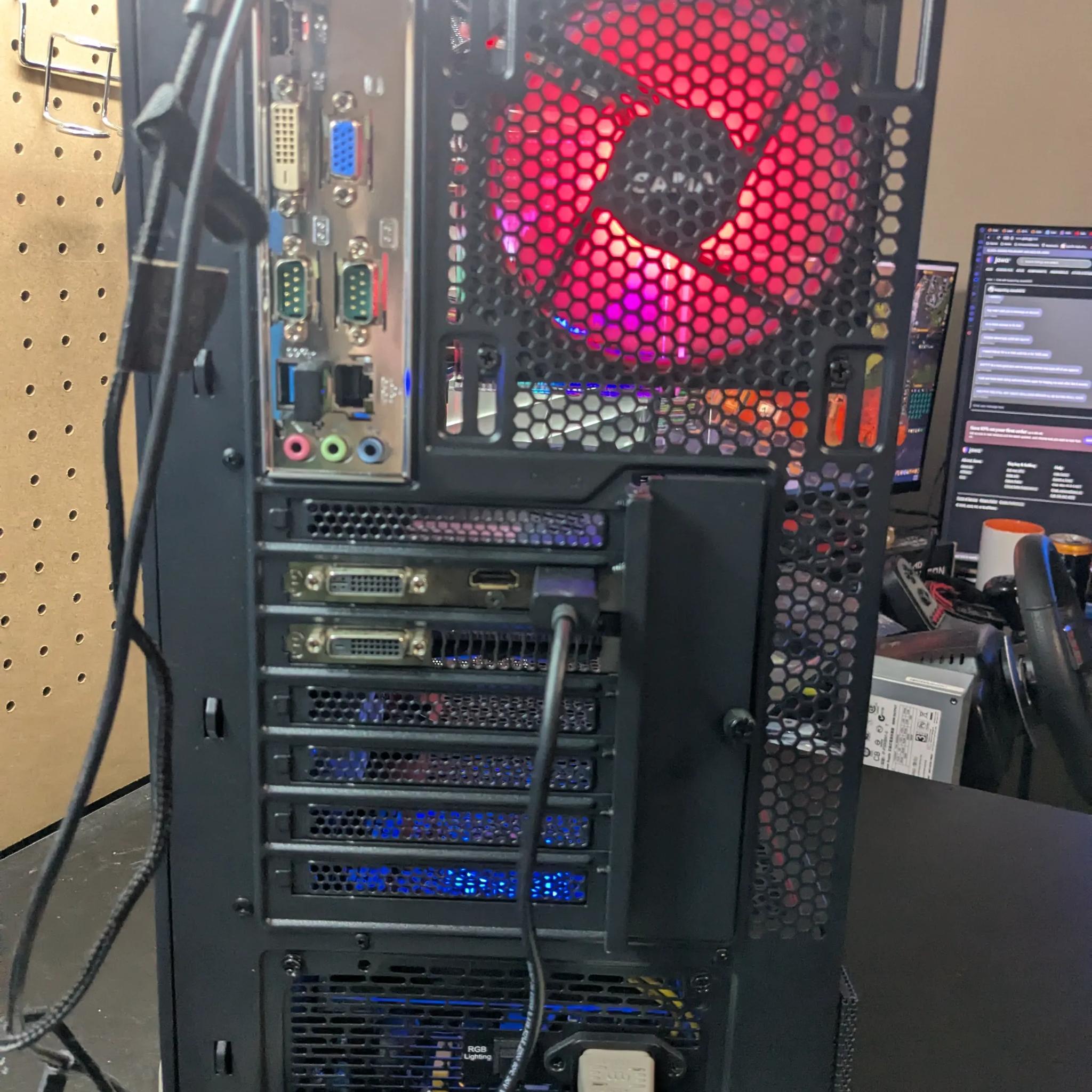 90 FPS Fortnite | Scratch and Dent | i5-4570S , 16GB RAM, 480GB SSD, R9 380X 4GB, RGB, Wifi