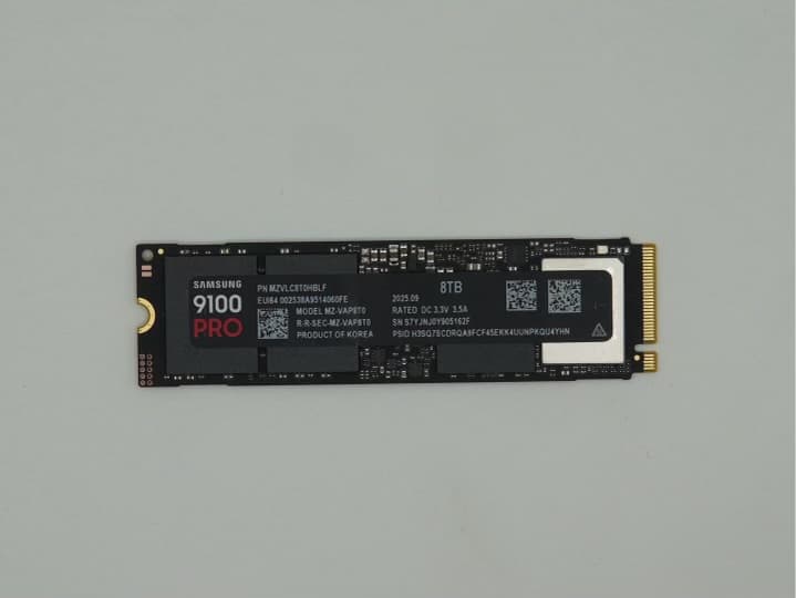 SAMSUNG 9100 8TB PCIe 5.0 SSD NVME