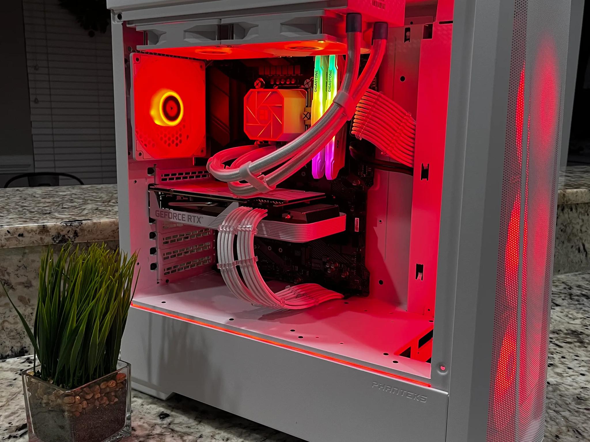 White RGB Gaming PC: i7-10700KF, ASUS RTX 3060 Ti OC 8 GB Graphics Card, 32GB Of Ram & 1TB NVME