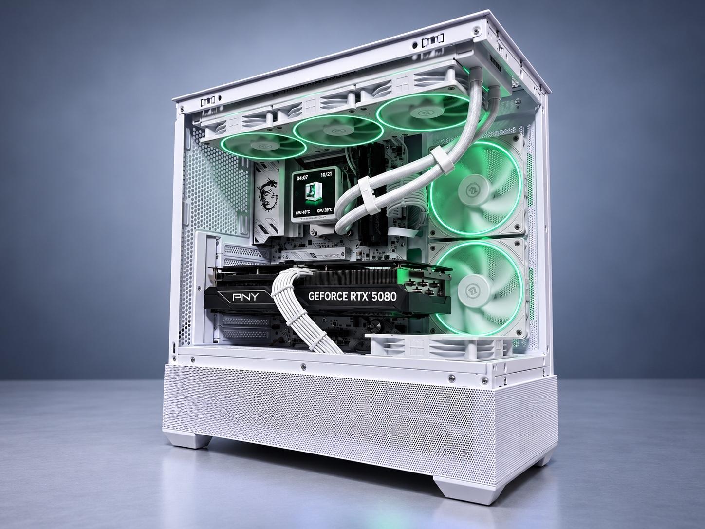 GeForce RTX 5080 Custom Gaming PC - Ryzen 7 9800X3D, 32GB RAM, 4TB NVMe SSD
