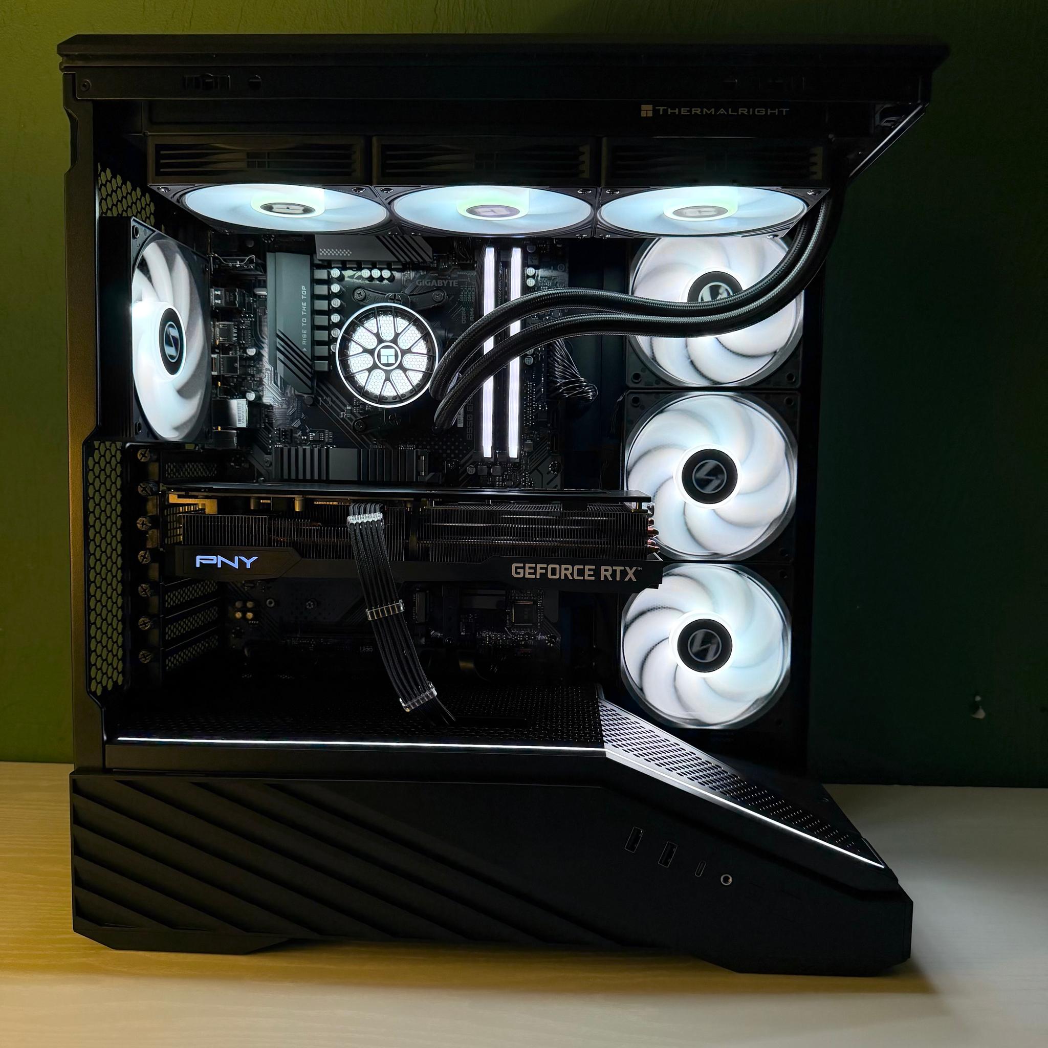 RTX 3070 Ti | Ryzen 7 5700X | 32GB RAM | 1TB NVMe SSD | 750W PSU | 360mm AIO