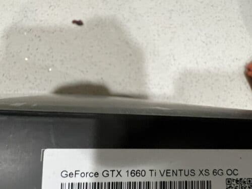 MSI GeForce GTX 1660 Ti 6GB GDDR6 VENTUS XS OC Graphics Card