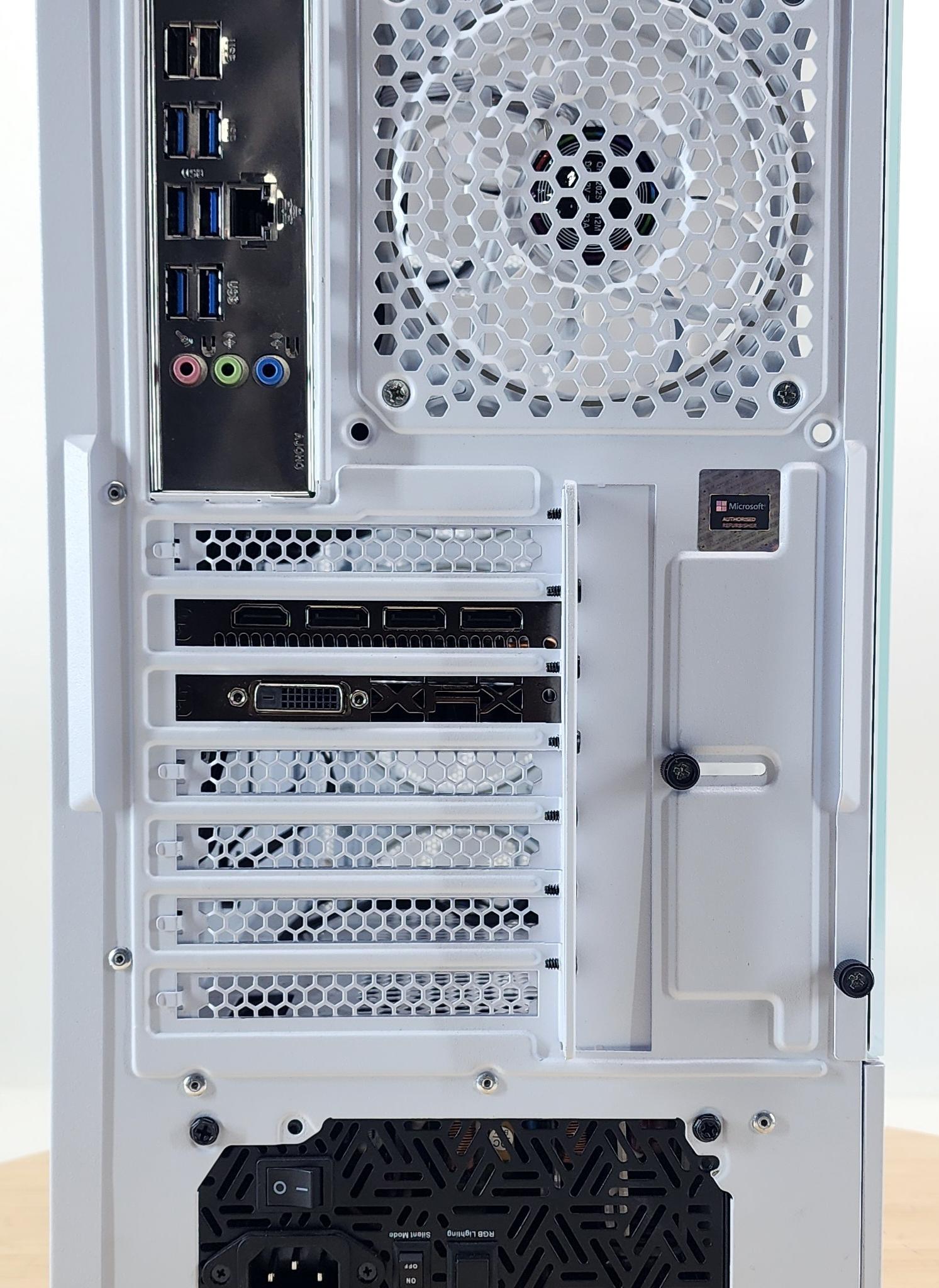 Gaming PC Ryzen 5 2600 16GB RAM 256GB SSD+1TB HDD RX 570 8GB Win11 Computer