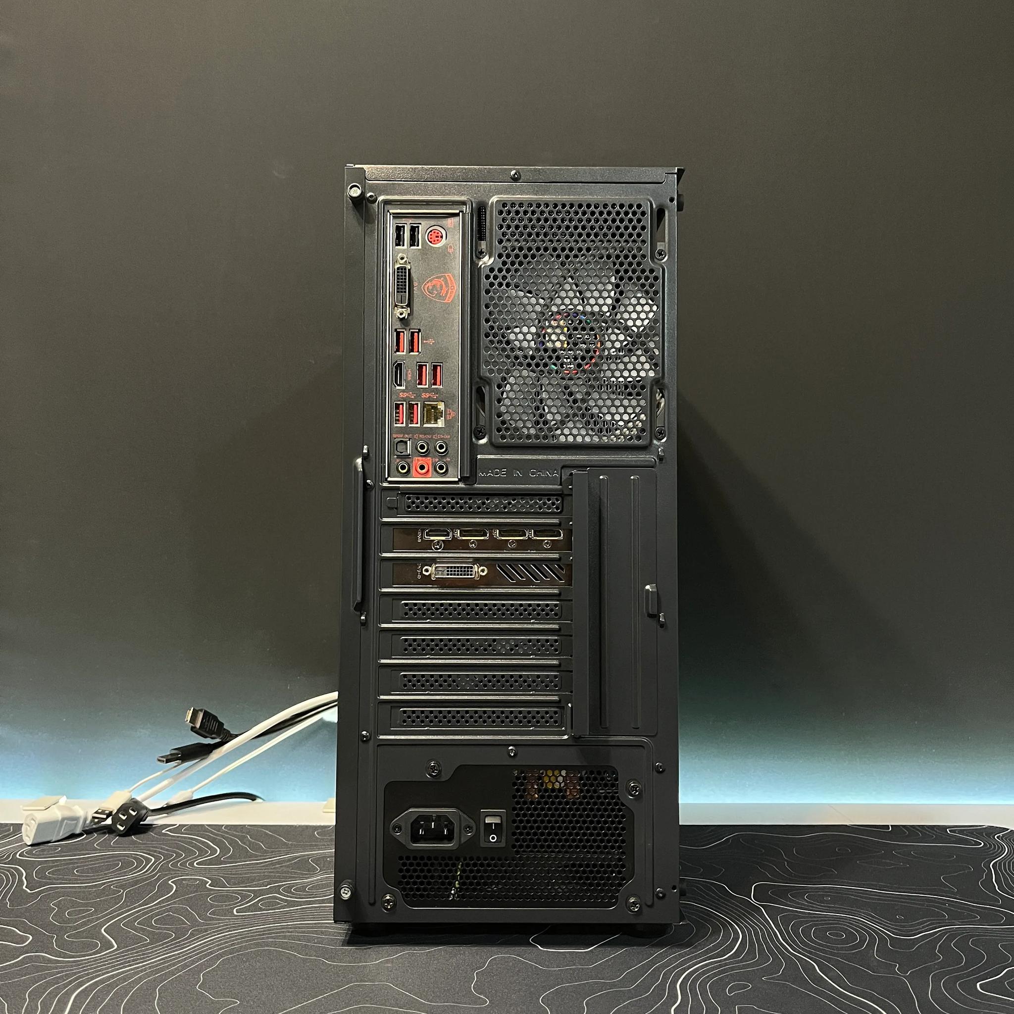 Black & Red Gaming PC | i5-7500 & GTX 1060 6GB