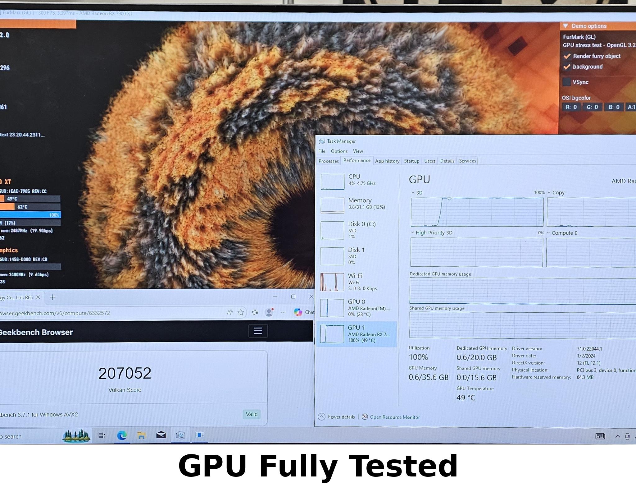 RX 7900 XT RADEON XFX 20GB