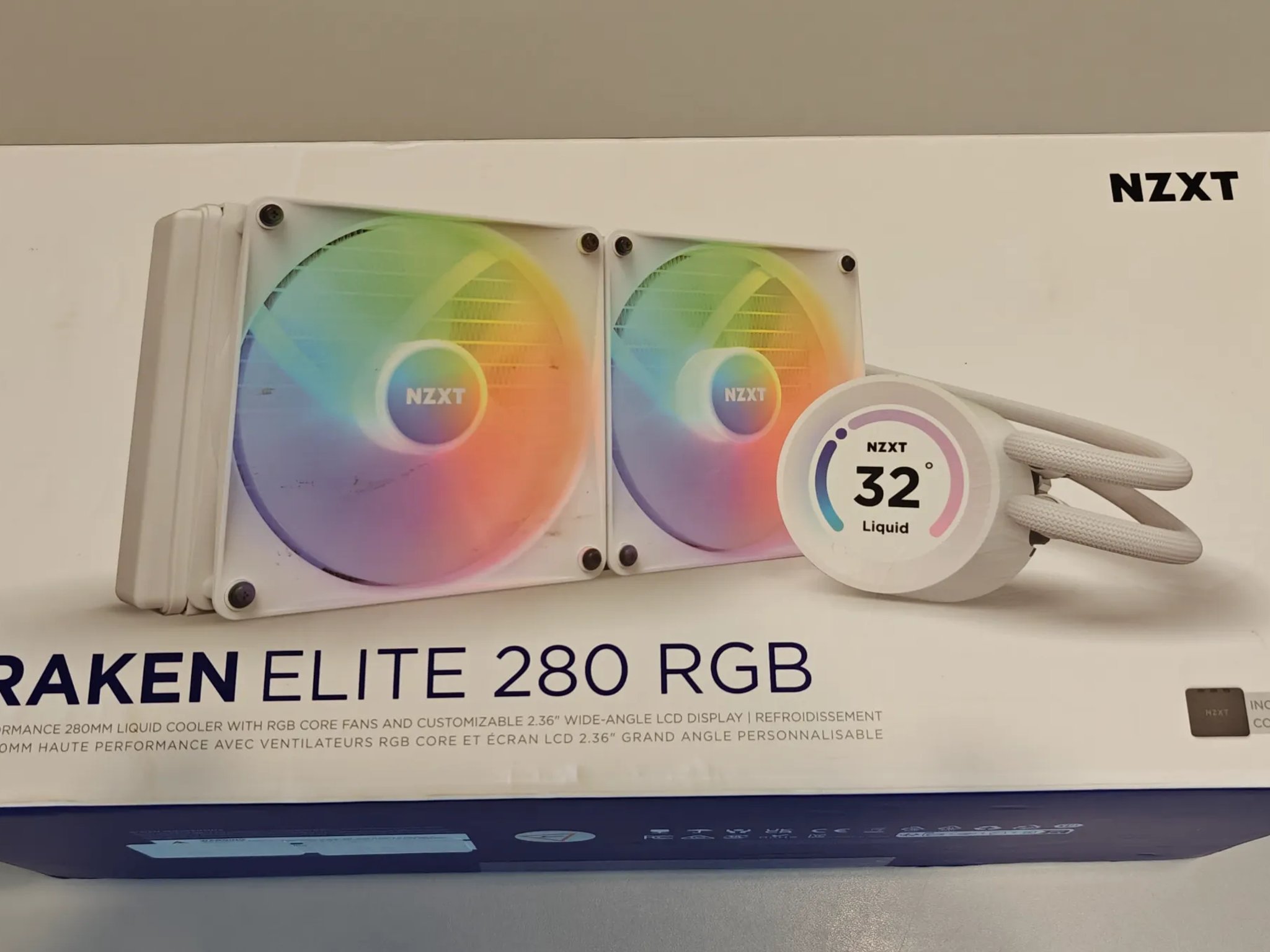 NZXT Kraken 280 RGB - RL-KR280-W1-280mm AIO CPU Liquid Cooler