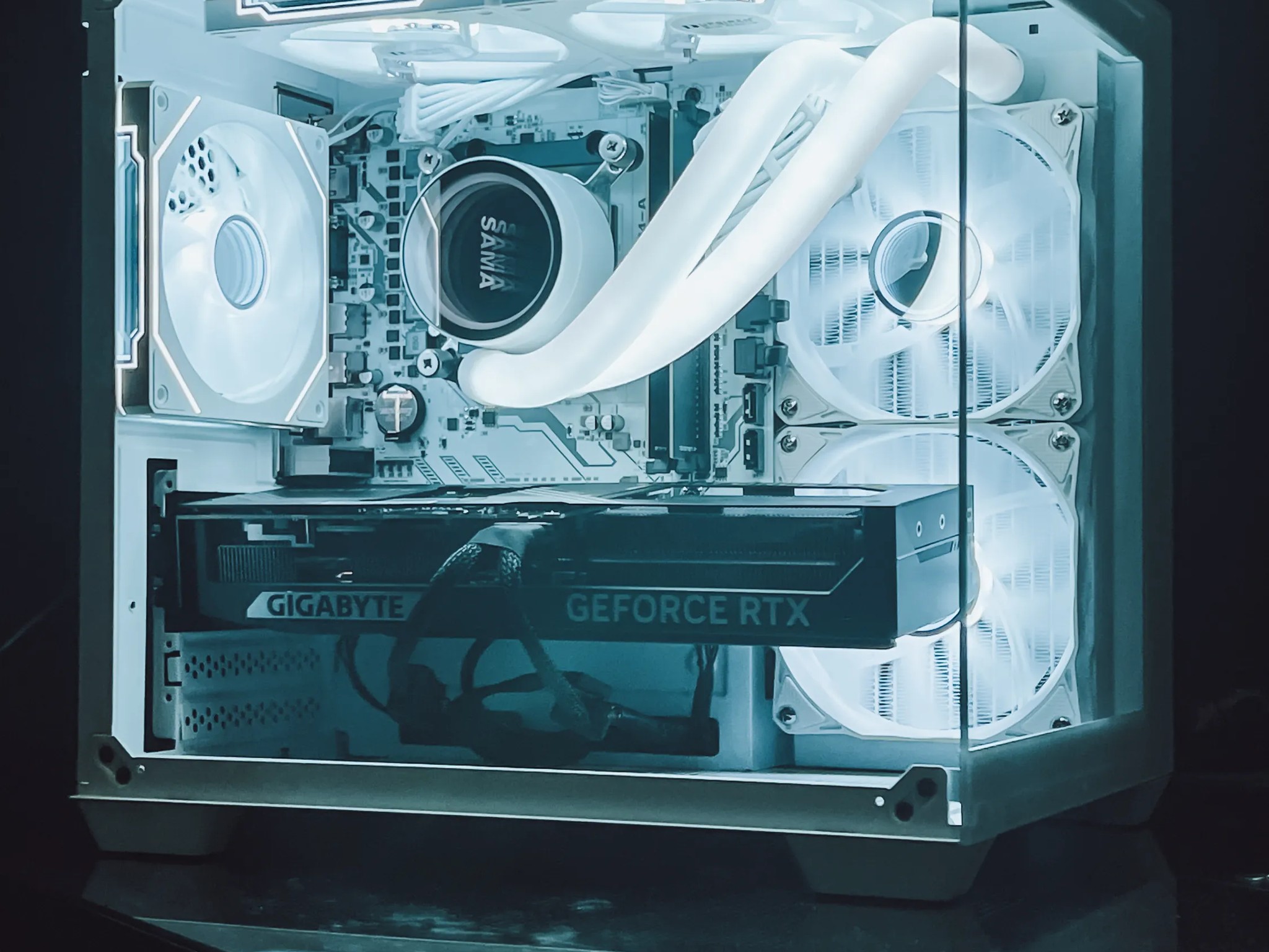 RTX 5070 Gaming PC Computer White RGB
