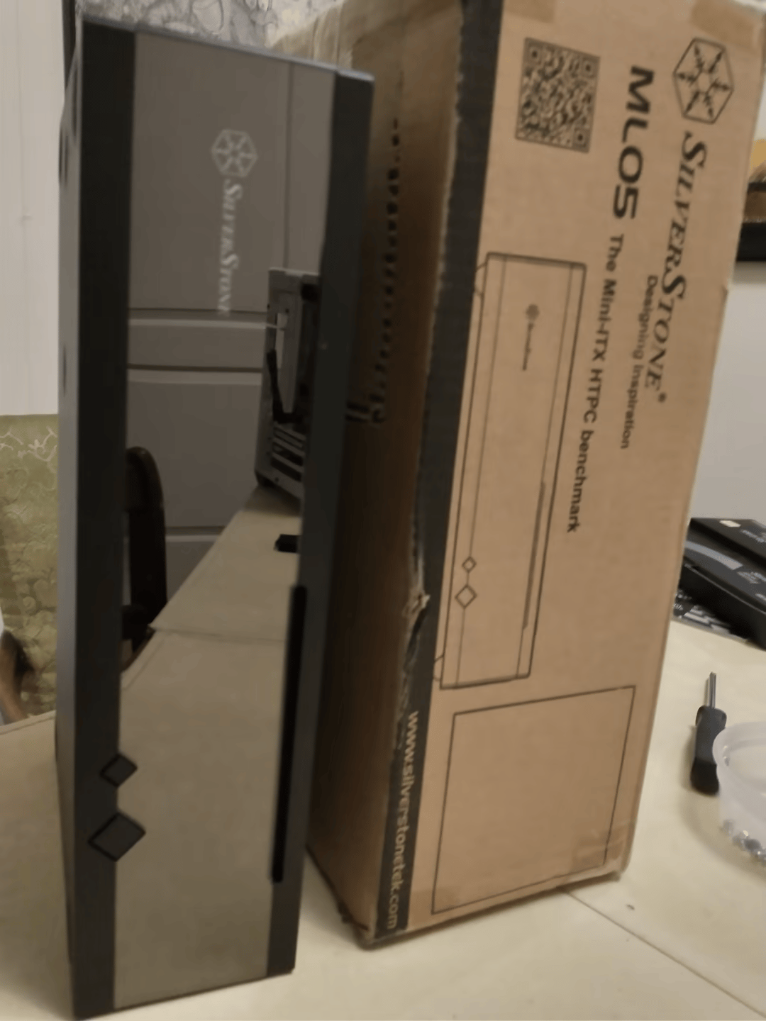 ITX Combo: Silverstone MLO5, Sfx 300w, 2x80mm be quiet fans