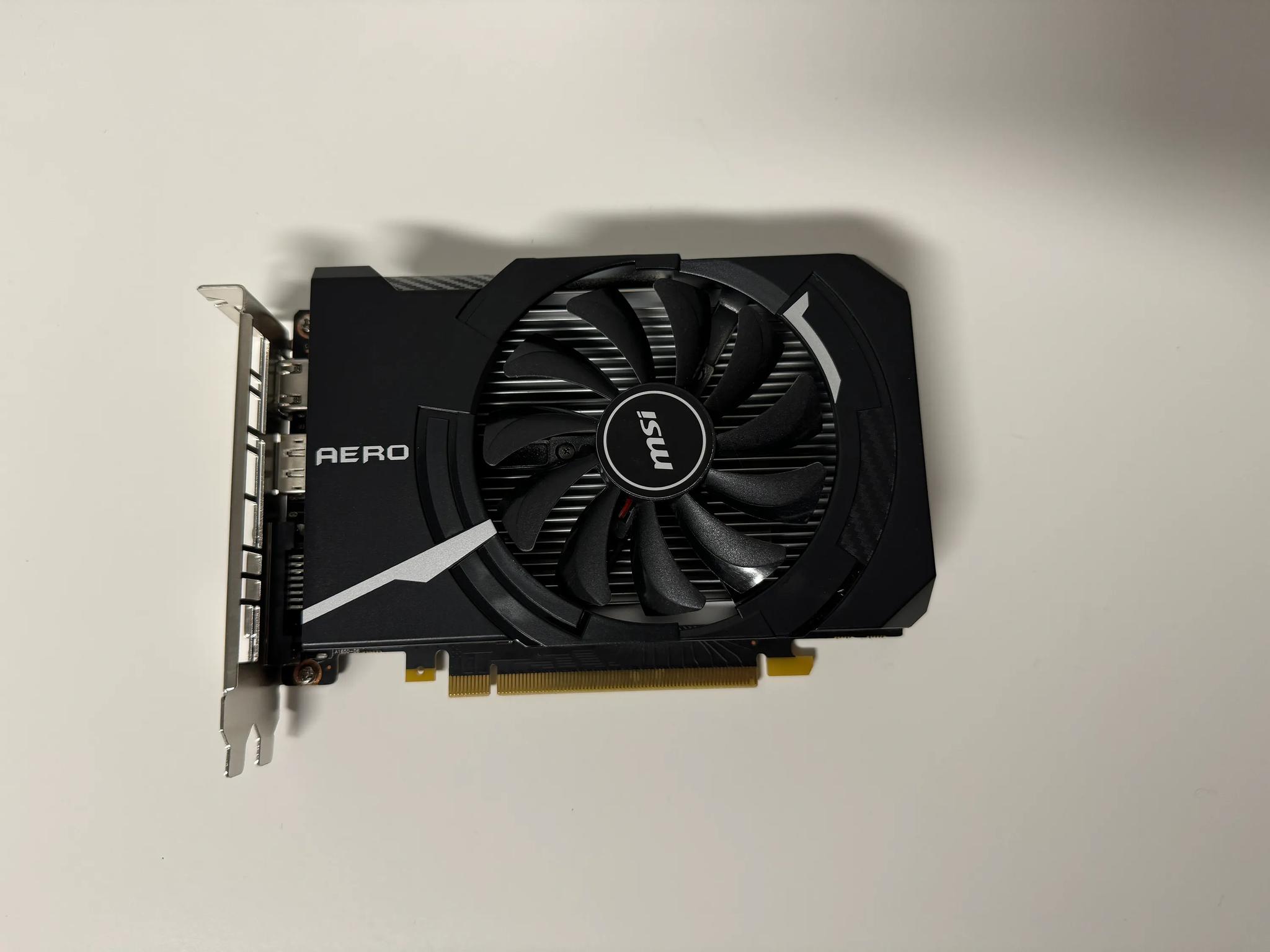 MSI GTX 1650 D6 AERO ITX OC GeForce Graphics Card 4GB GDDR6