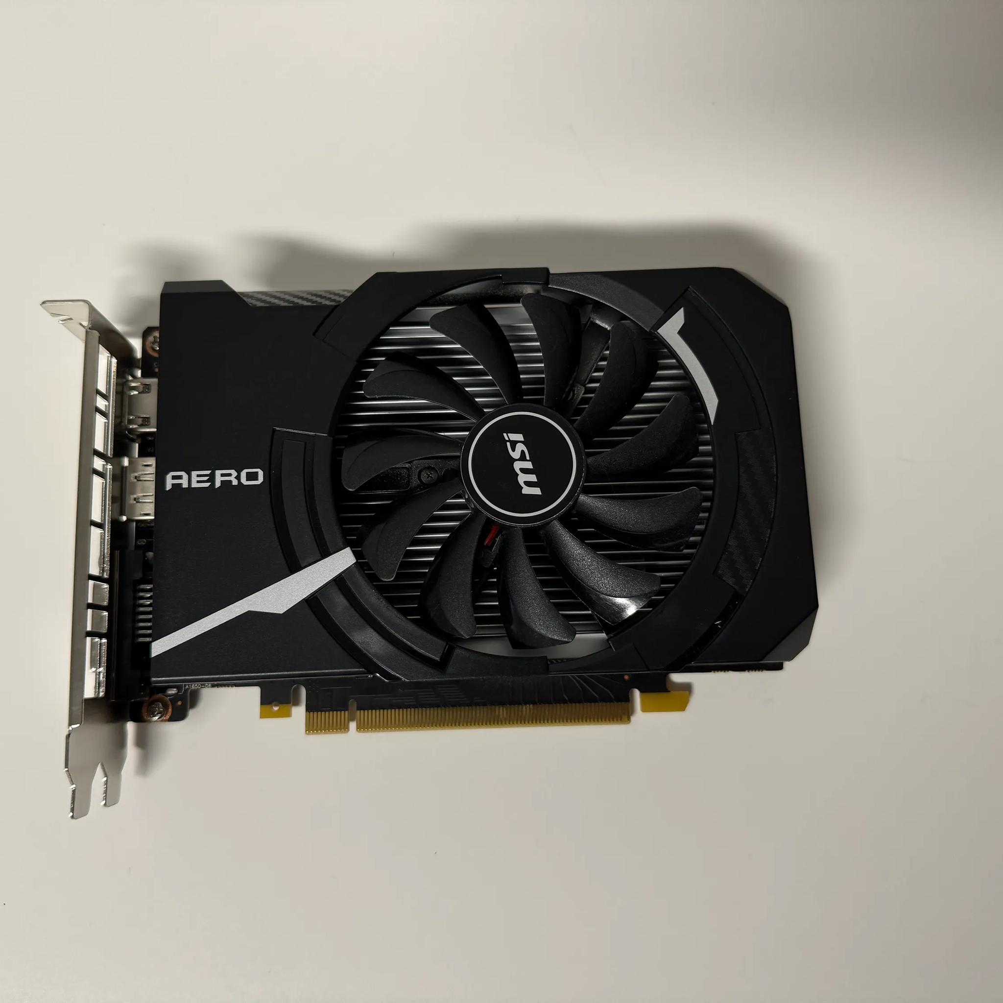 MSI GTX 1650 D6 AERO ITX OC GeForce Graphics Card 4GB GDDR6