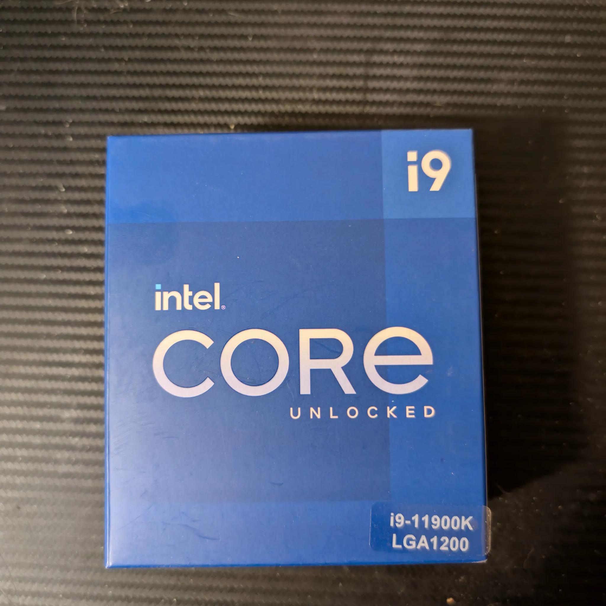 11900k Intel core i9