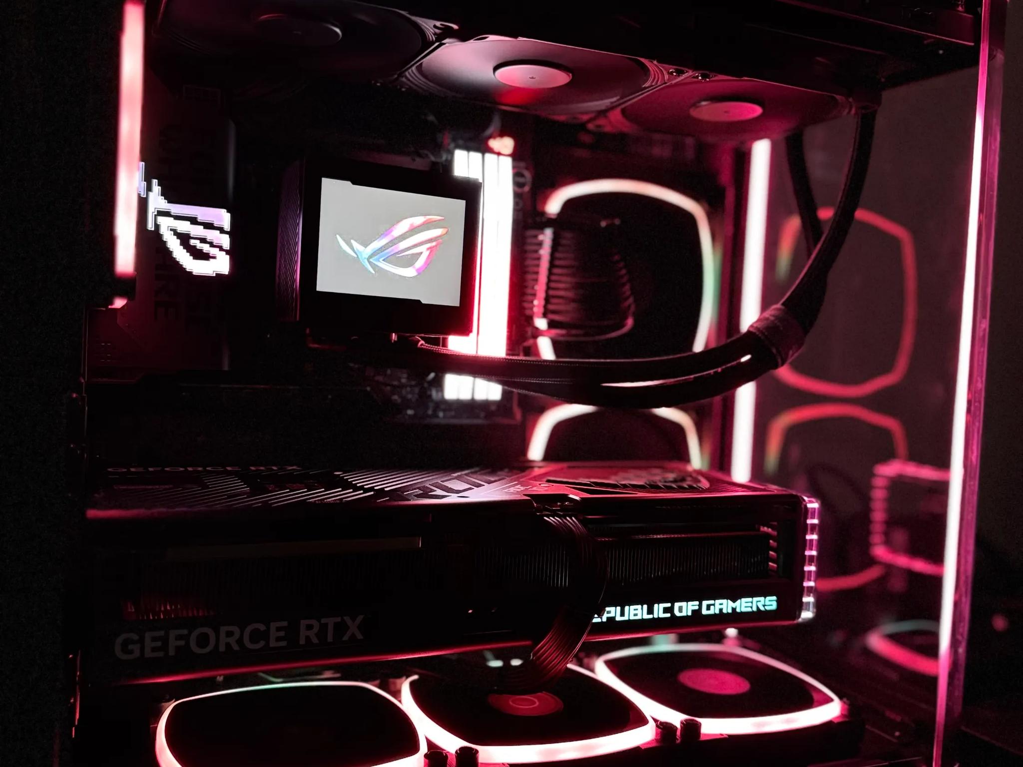 ROG OF FURY-4090 ASUS ROG STRIX + RYZEN 7 9800x3D + 64GB
