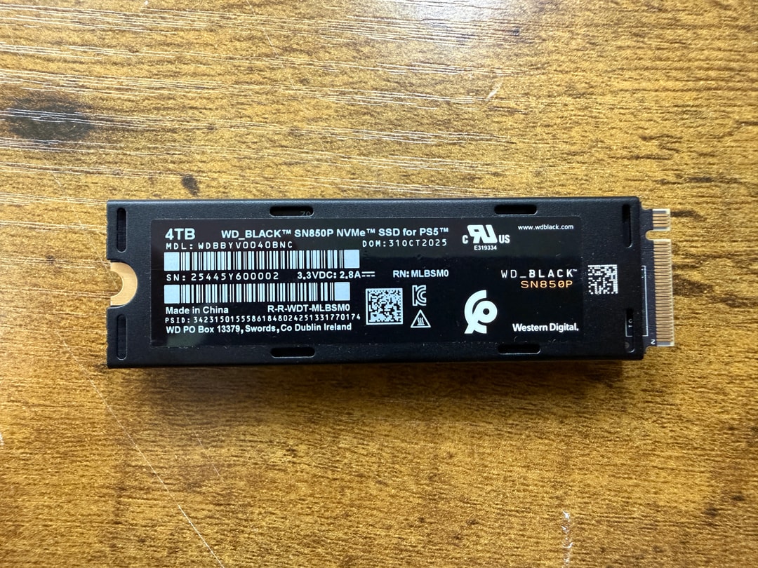 WD_Black 4TB SN850P (X) Gen4x4 NVMe SSD w/ Heatsink | Jawa