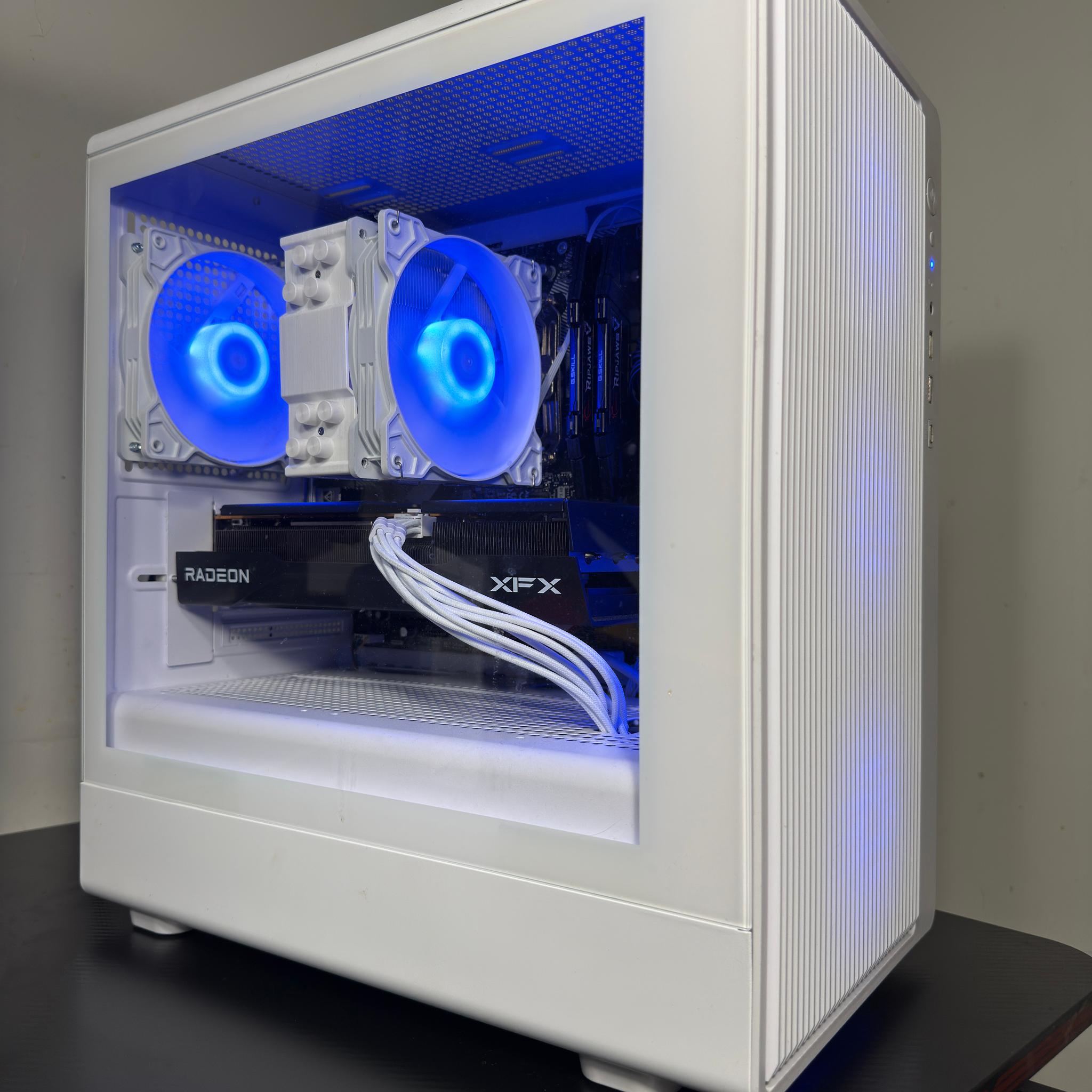 Radeon RX 9060 XT 16GB Custom Gaming PC - Ryzen 7 5700X3D