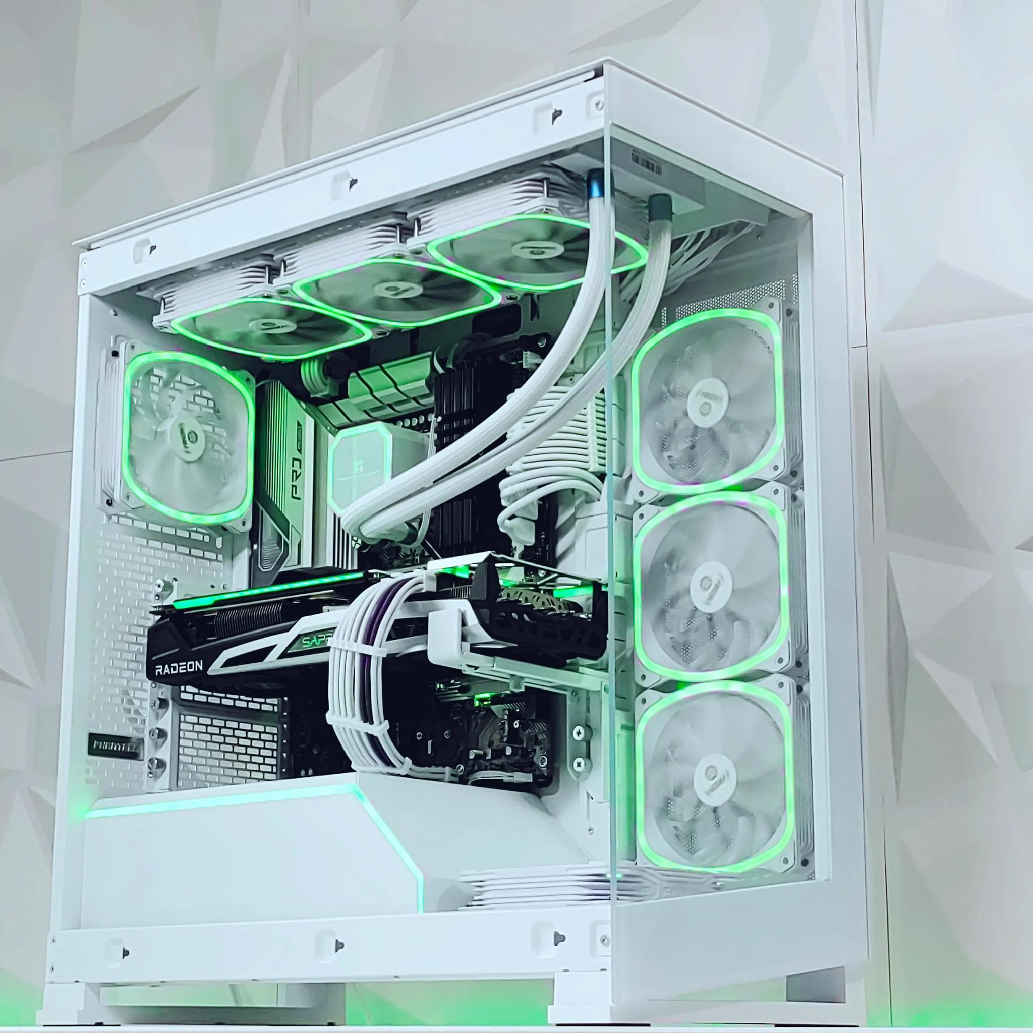 👑❄️Liquid Cooled  Gaming PC🟣AMD RX 6900 XT 16GB🟣Intel i7 12700KF 12 core🟣32GB DDR4🟣1TB