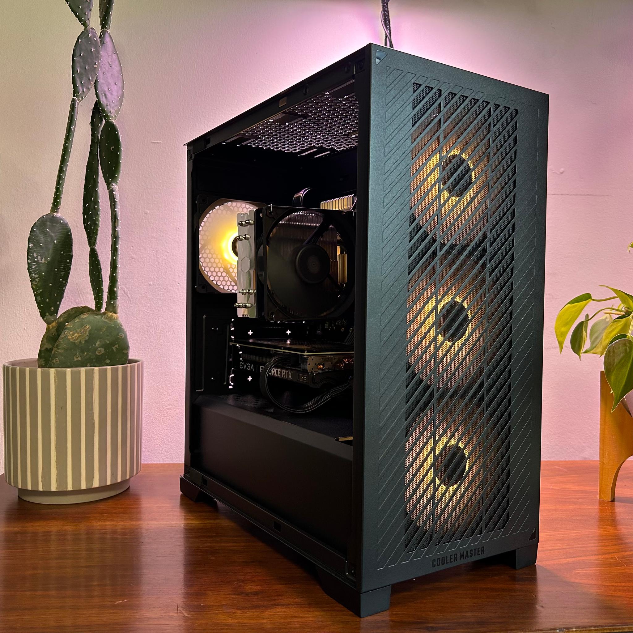 RTX 3060 Ti | Ryzen 5 5500 | 16GB DDR4 | 1TB SATA SSD | Air Cooling | 650W Gol