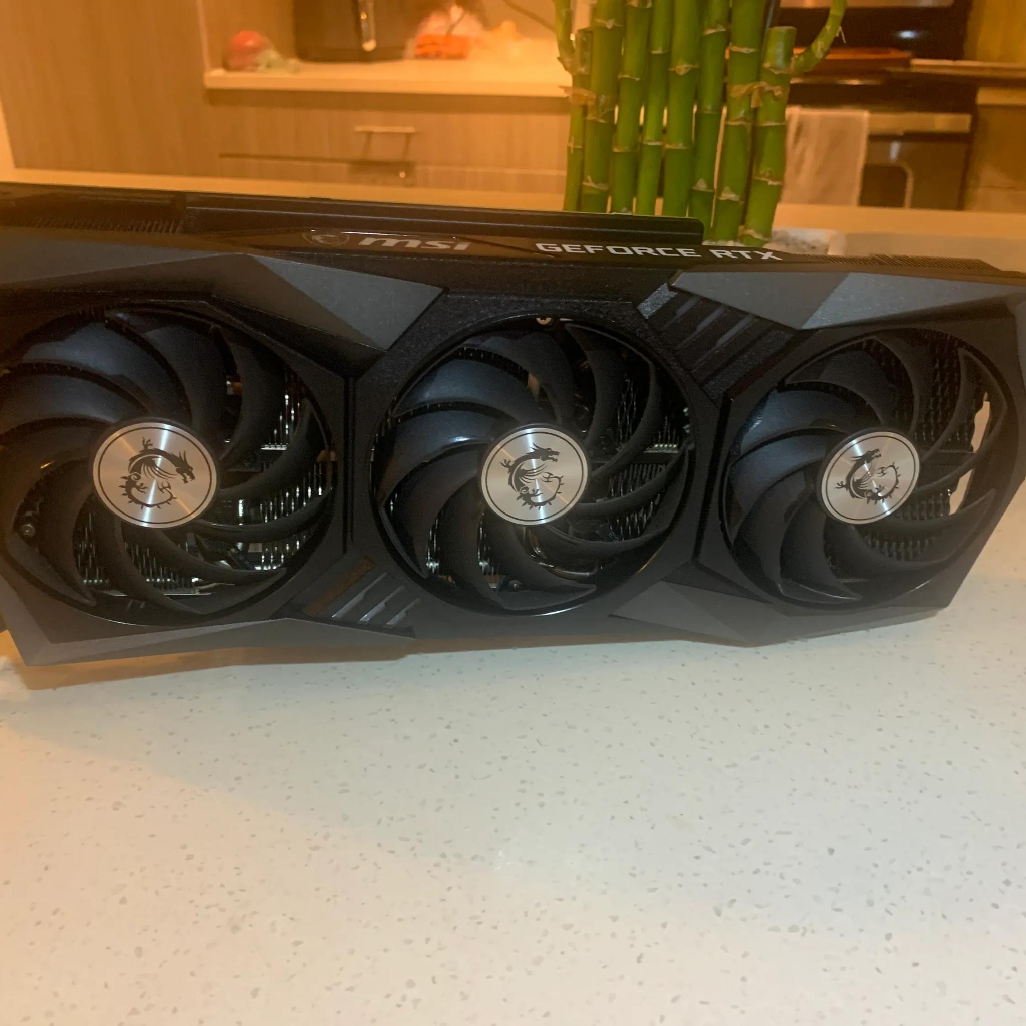 MSI GeForce RTX 3070 GAMING X Trio (W/ Original Accessories) 8GB GDDR6 Graphics Card