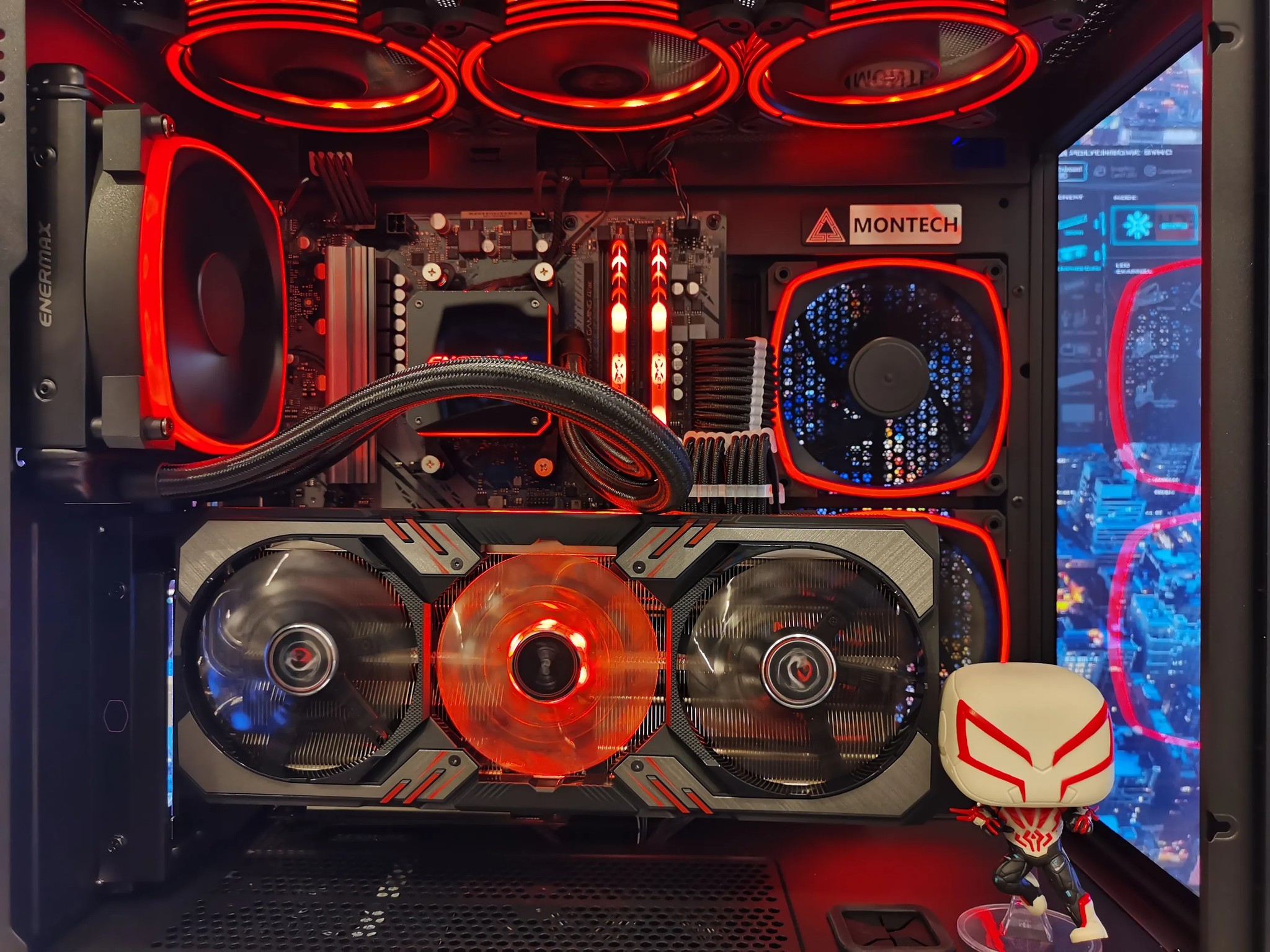 🕸️🕷️Spiderman🕸️🕷️-Gaming PC-AMD  RX 6750 XT 12GB-AMD Ryzen 7 5700G 8-Core-32GB DDR4-1TB NVME