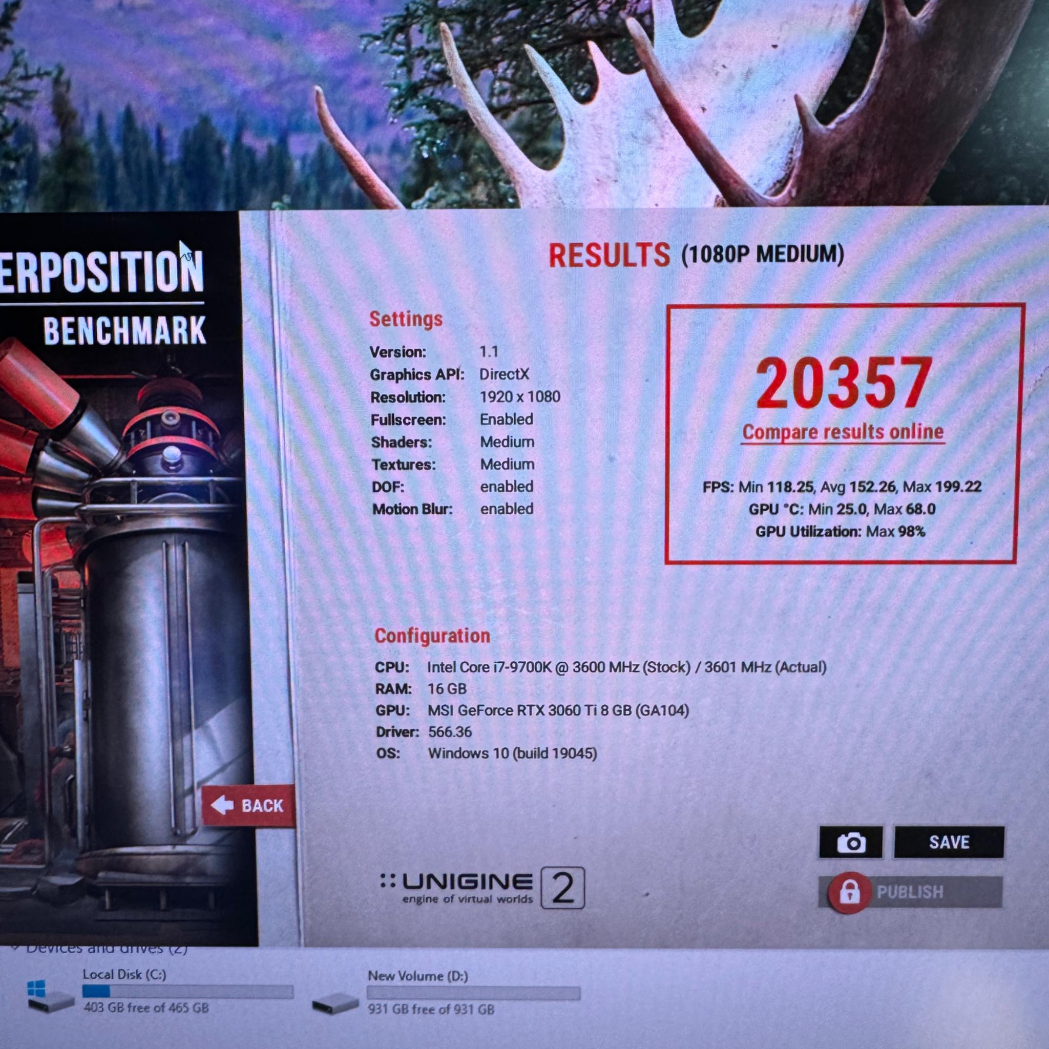 Gaming pc Rtx 3060 ti