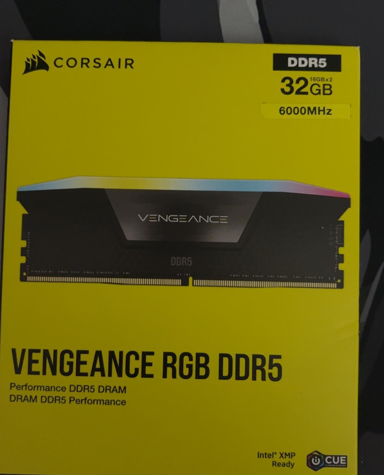 BNIB Corsair 32GB (2x16) DDR5 6000MHz Ram