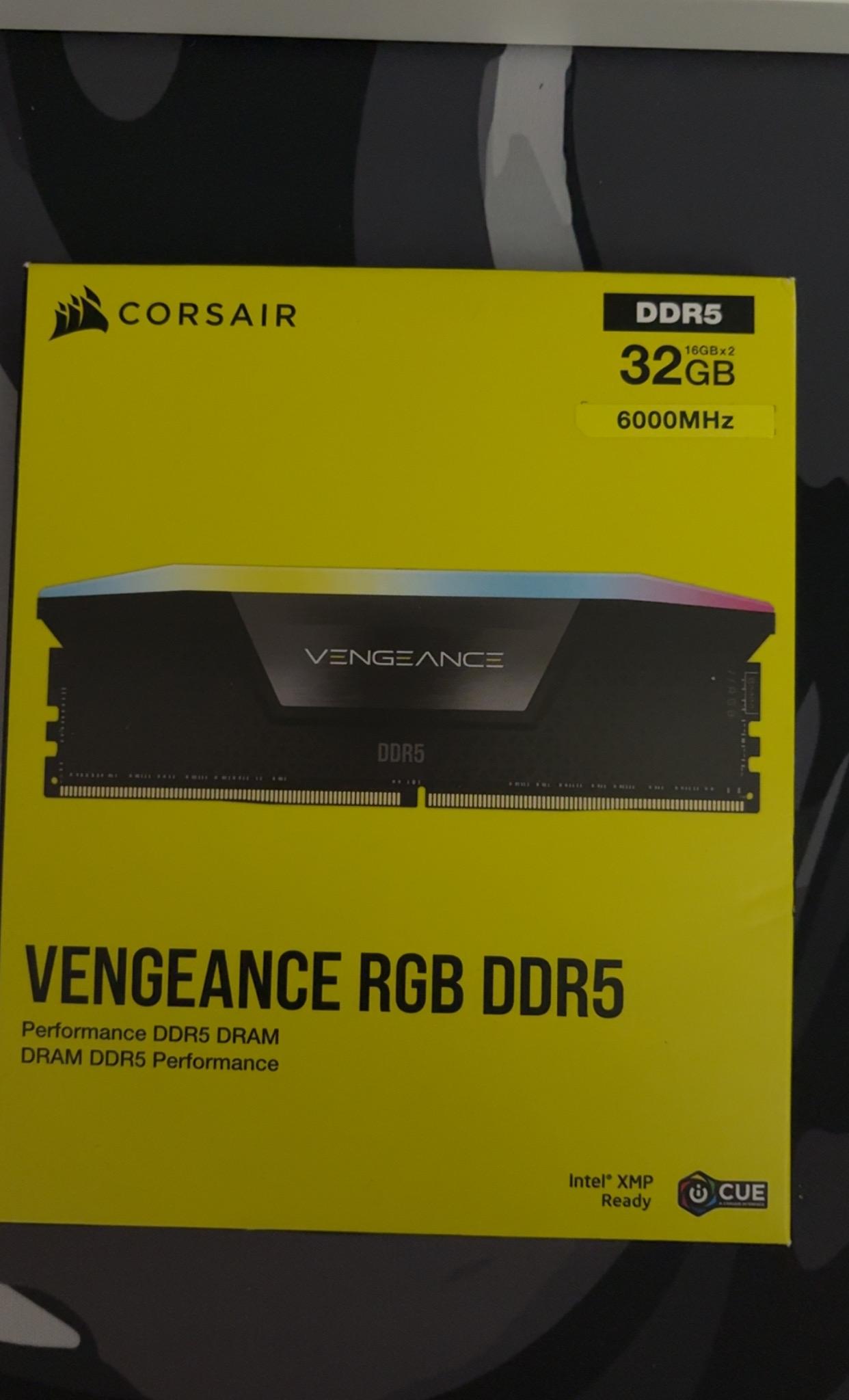 BNIB Corsair 32GB (2x16) DDR5 6000MHz Ram
