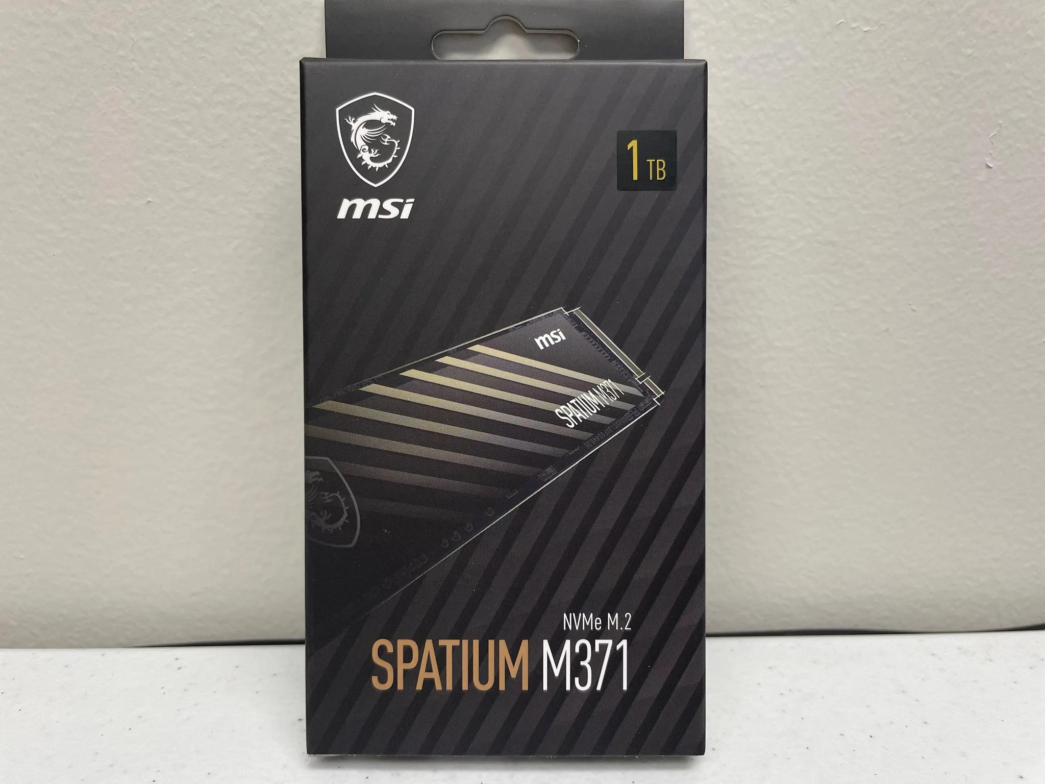 BNIB MSI Spatium M371 1TB NVME