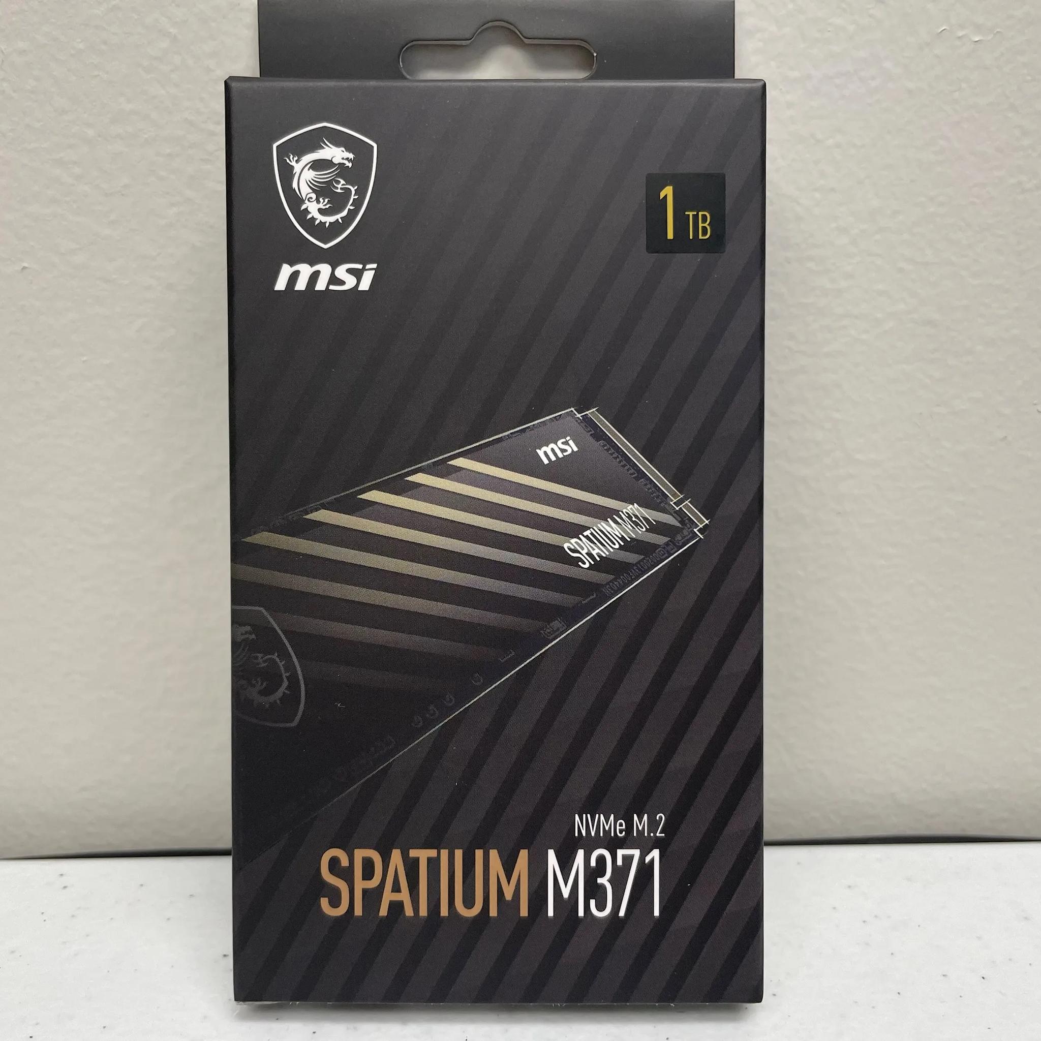 BNIB MSI Spatium M371 1TB NVME