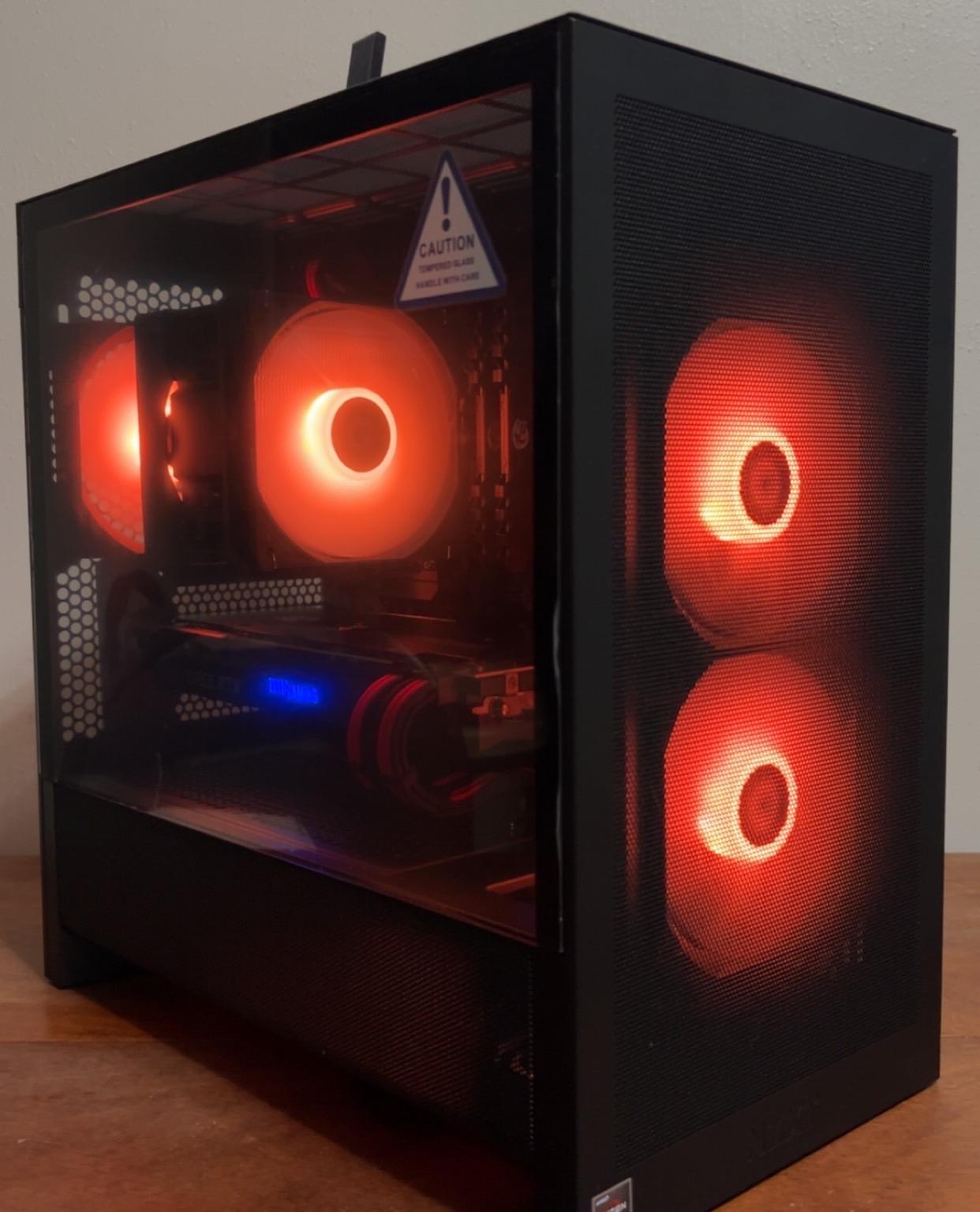 -1080p Gaming Computer-   Ryzen 5 5500 / RTX 2080 / 16GB DDR4 / 512GB SSD