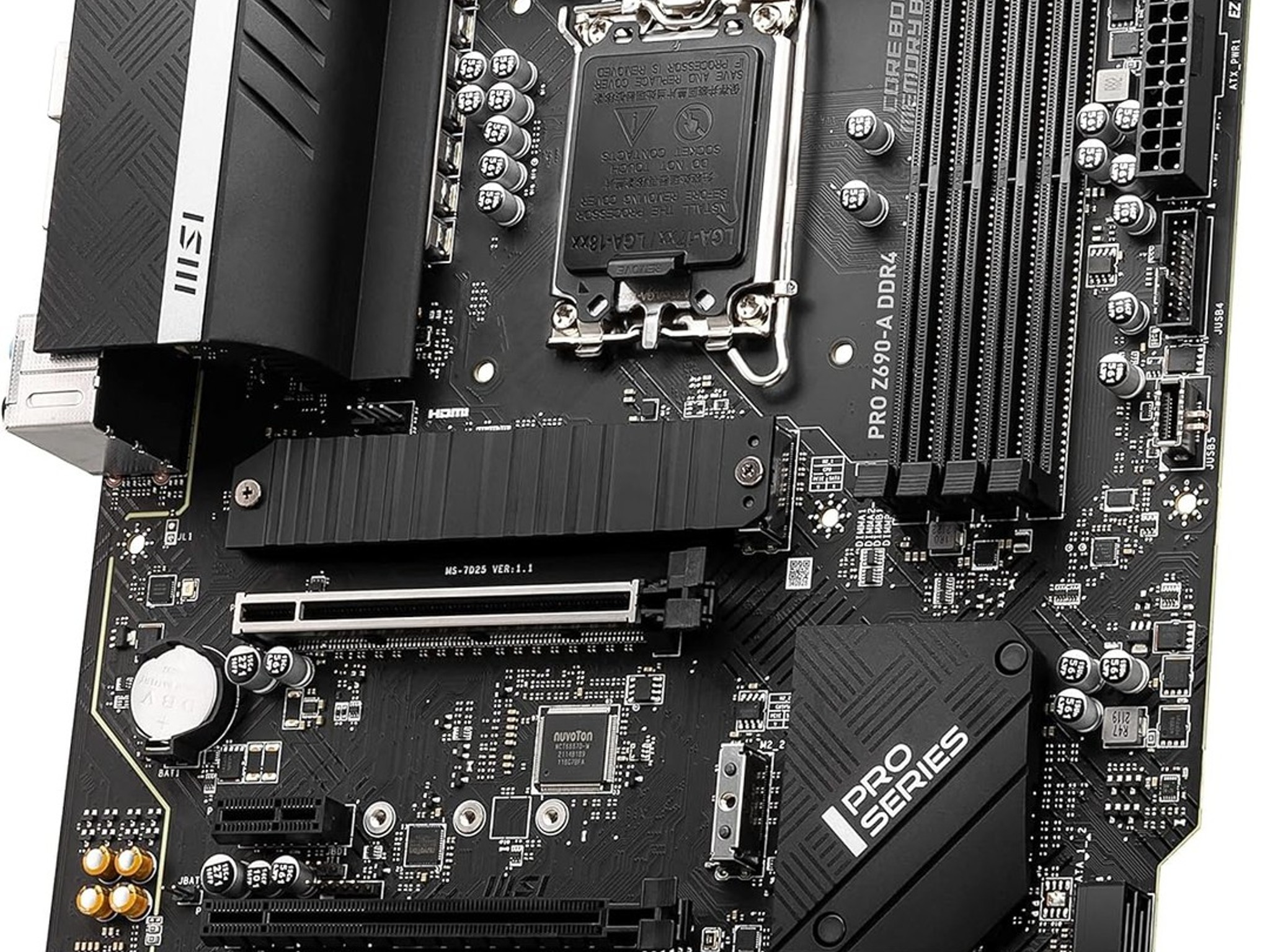 MSI PRO Z690-A DDR4 Intel LGA 1700 Z690 ATX M.2 Desktop Motherboard A