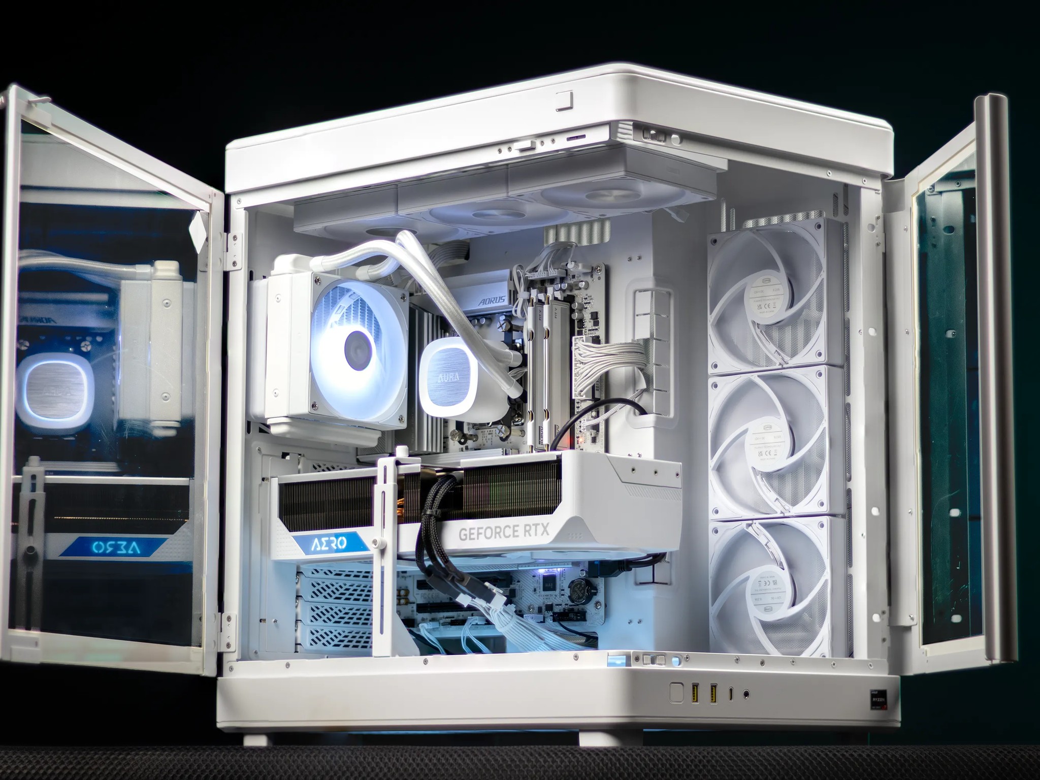 “Platium” RTX 4080S Ryzen 7 7800X3D 32GB Windows 11 2TB Workstation Gaming PC