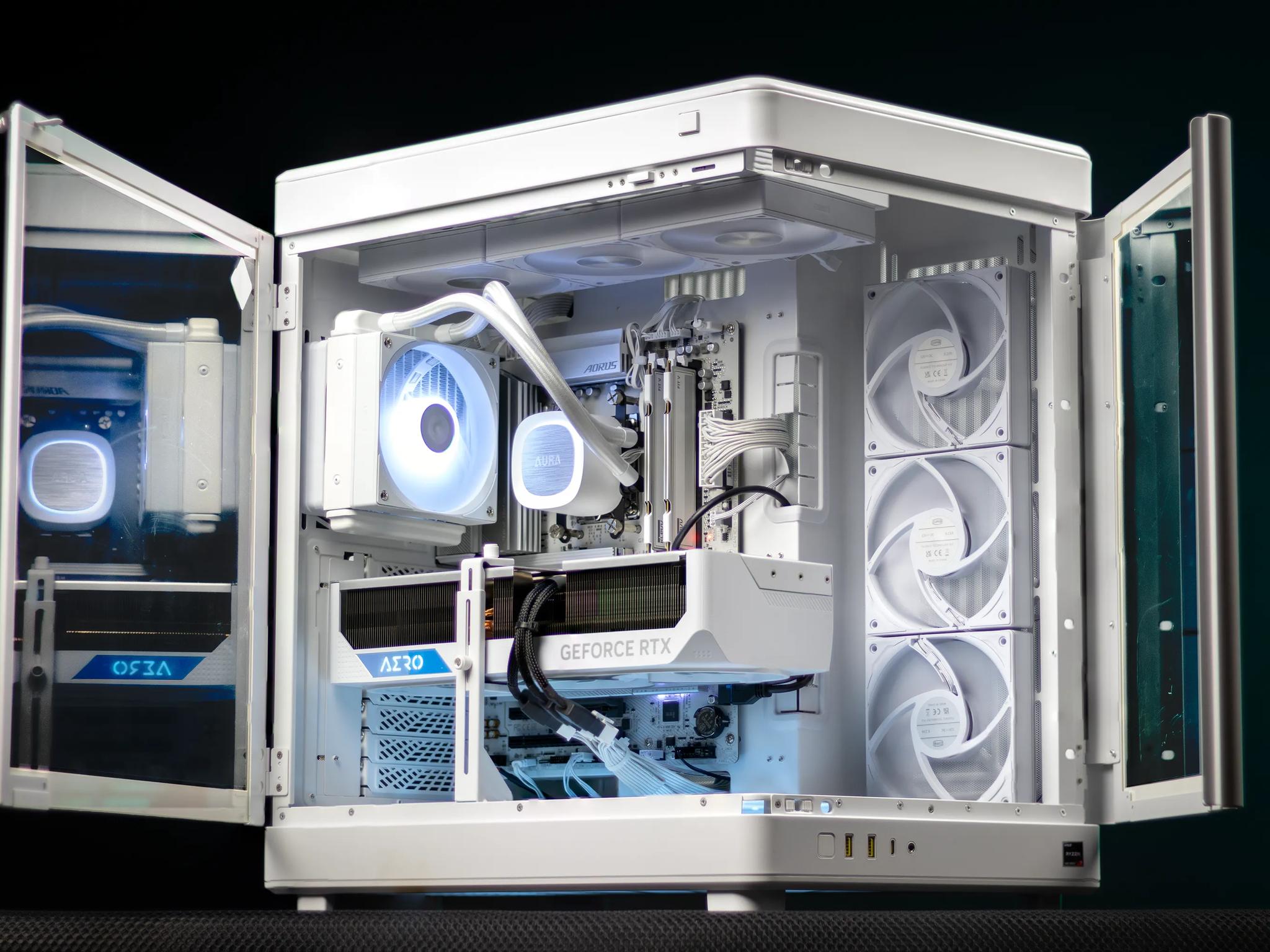 “Platium” RTX 4080S Ryzen 7 7800X3D 32GB Windows 11 2TB Workstation Gaming PC