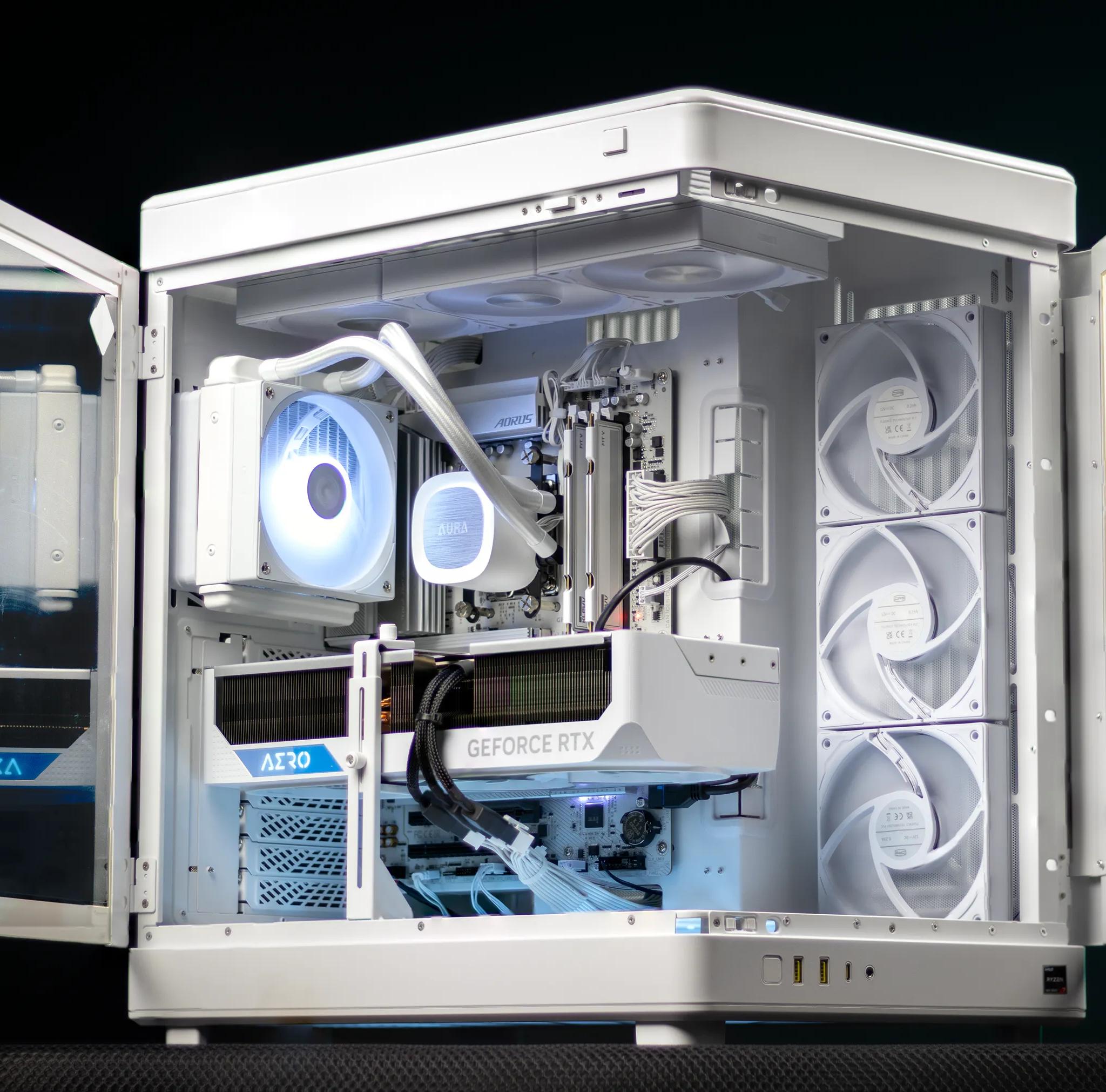 “Platium” RTX 4080S Ryzen 7 7800X3D 32GB Windows 11 2TB Workstation Gaming PC