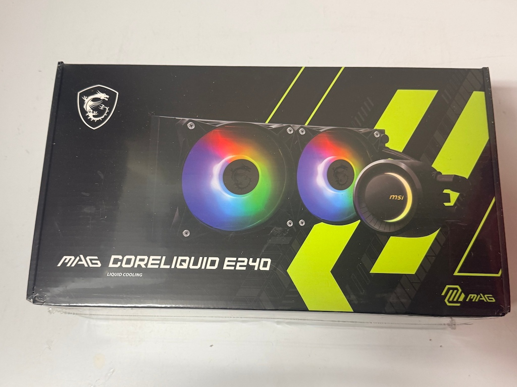 New MSI MAG CORELIQUID E240 AIO CPU Liquid Cooler