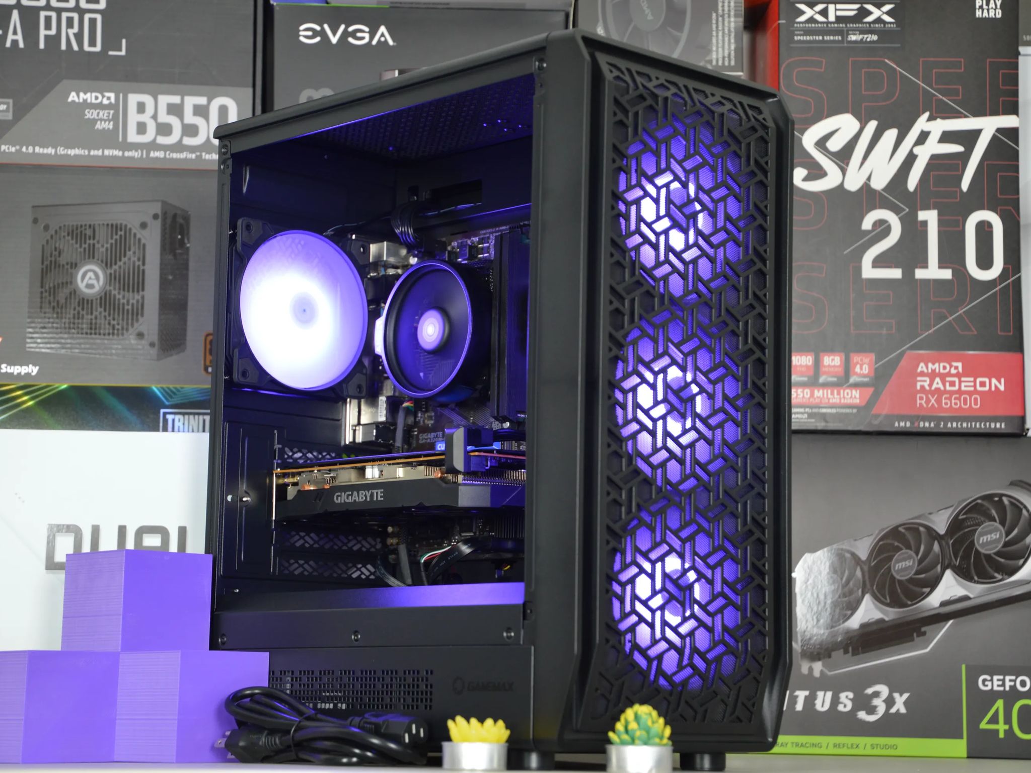 🧊🧊| RX 5500XT 8GB | RYZEN 3 2300X | 16GB DDR4 RAM | 512GB NVME SSD | The Fridge |