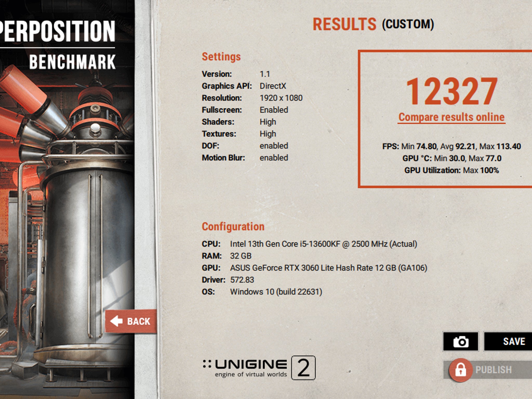 RTX 3060 12GB Asus Phoenix V2