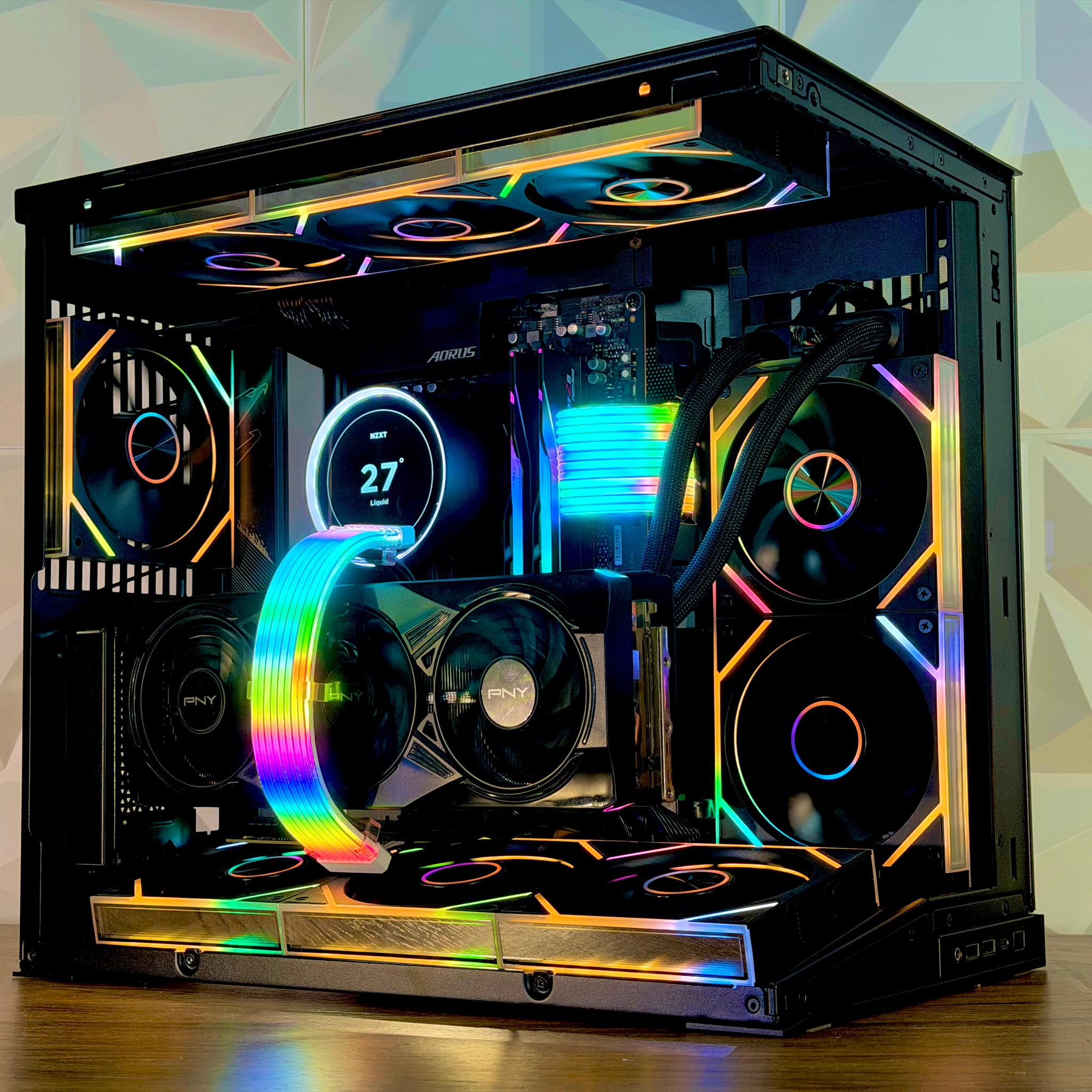🌑✨RTX 5070 Ti | 9800x3d| 32GB RGB DDR5 | 2TB NVMe | Windows 11 Pro🌑✨"ECLIPSE PRISM” Gaming PC